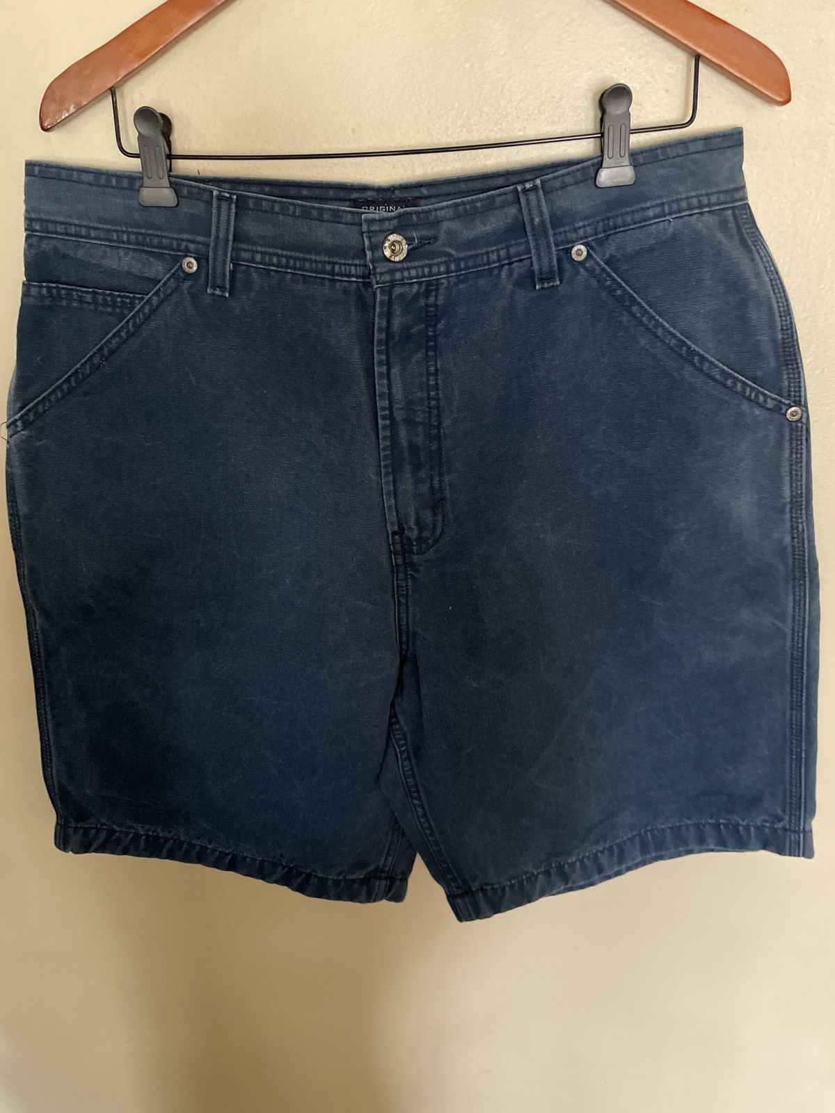Structure × Vintage Original Structure Original Workwear denim canvas shorts 36 Size US 36 / EU 52 - 1 Thumbnail