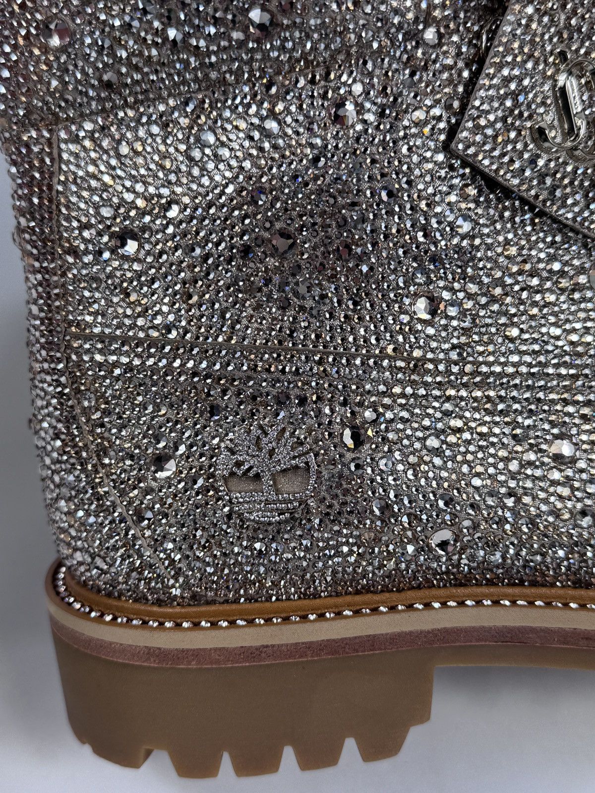 Jimmy Choo 6” ALL-OVER SWAROVSKI CRYSTAL EMBELLISHMENT HIGH-TOP BOOTS Size US 9.5 / EU 42-43 - 6 Thumbnail