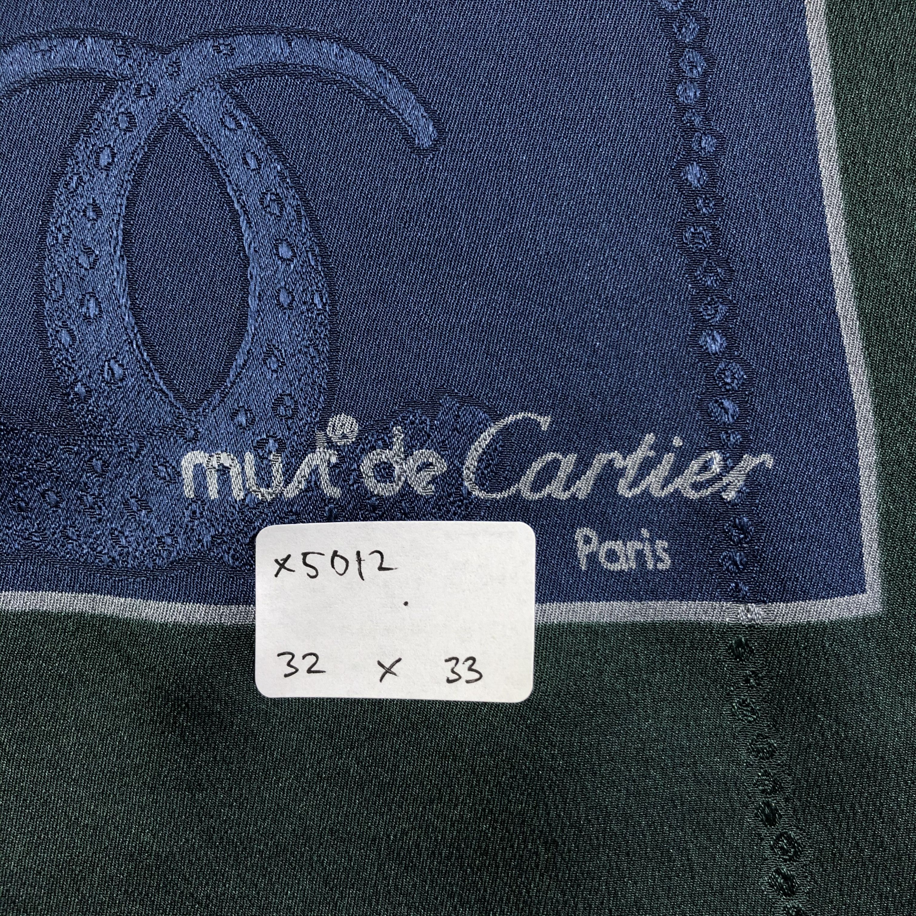 Vintage Vintage Cartier Silk Scarf Size ONE SIZE - 8 Thumbnail