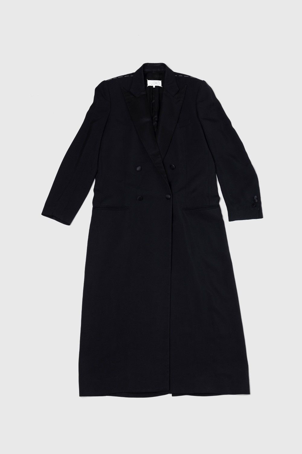 Maison Margiela Margiela SS16 Long Over Coat - Black Size US M / EU 48-50 / 2 - 3 Thumbnail