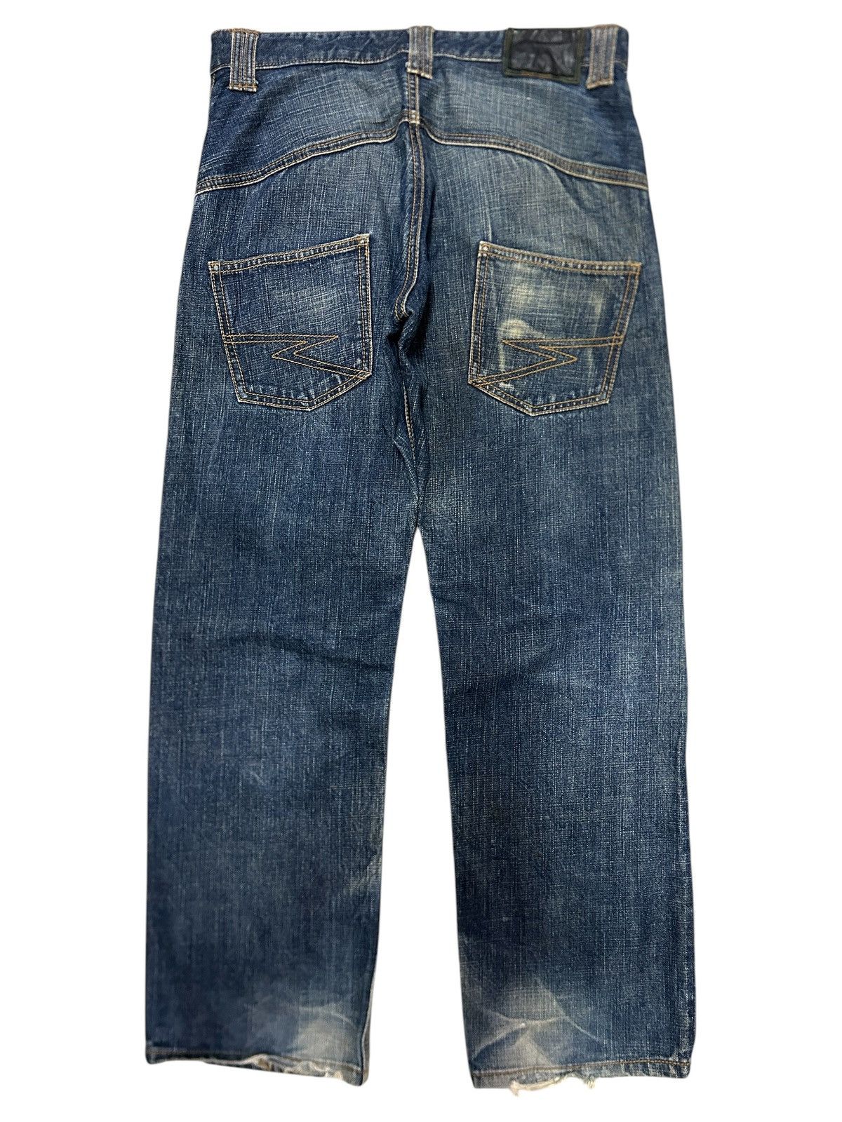 If Six Was Nine × Japanese Brand × Le Grande Bleu (L.G.B.) Vintage Japanese Brand Baggy Selvedge y2k Jeans Size US 34 / EU 50 - 1 Thumbnail