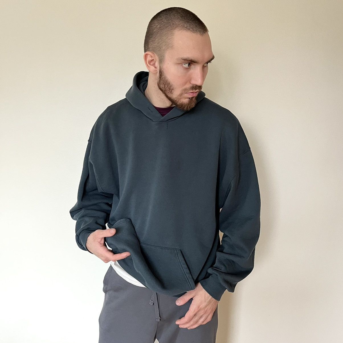 Russell Athletic Crazy Vintage 90’s Russell Athletic Baggy Hoodie Size US XL / EU 56 / 4 - 3 Thumbnail