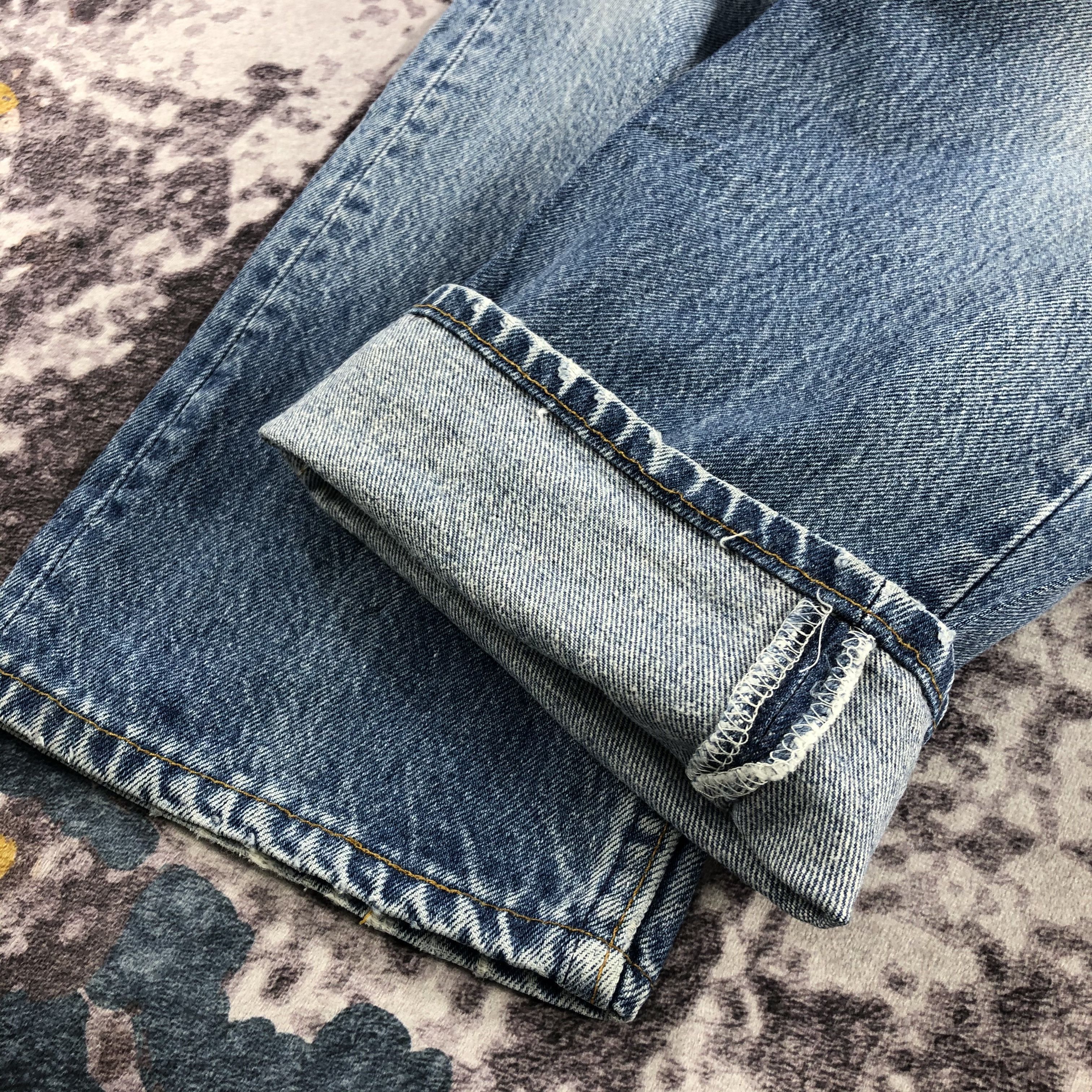 Levi's × Vintage Vintage 90s Blue Wash Levis 501 Jeans-JM2245 Size US 33 - 6 Thumbnail
