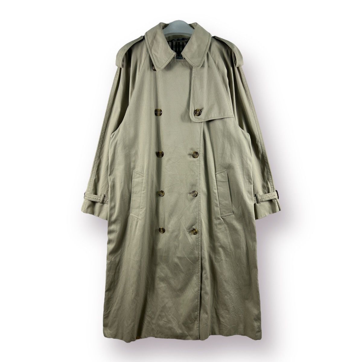 Aquascutum 🔥TRENCH🔥 AQUASCUTUM LONDON TRENCH COAT IN NUDE COLOR Size US M / EU 48-50 / 2 - 2 Thumbnail