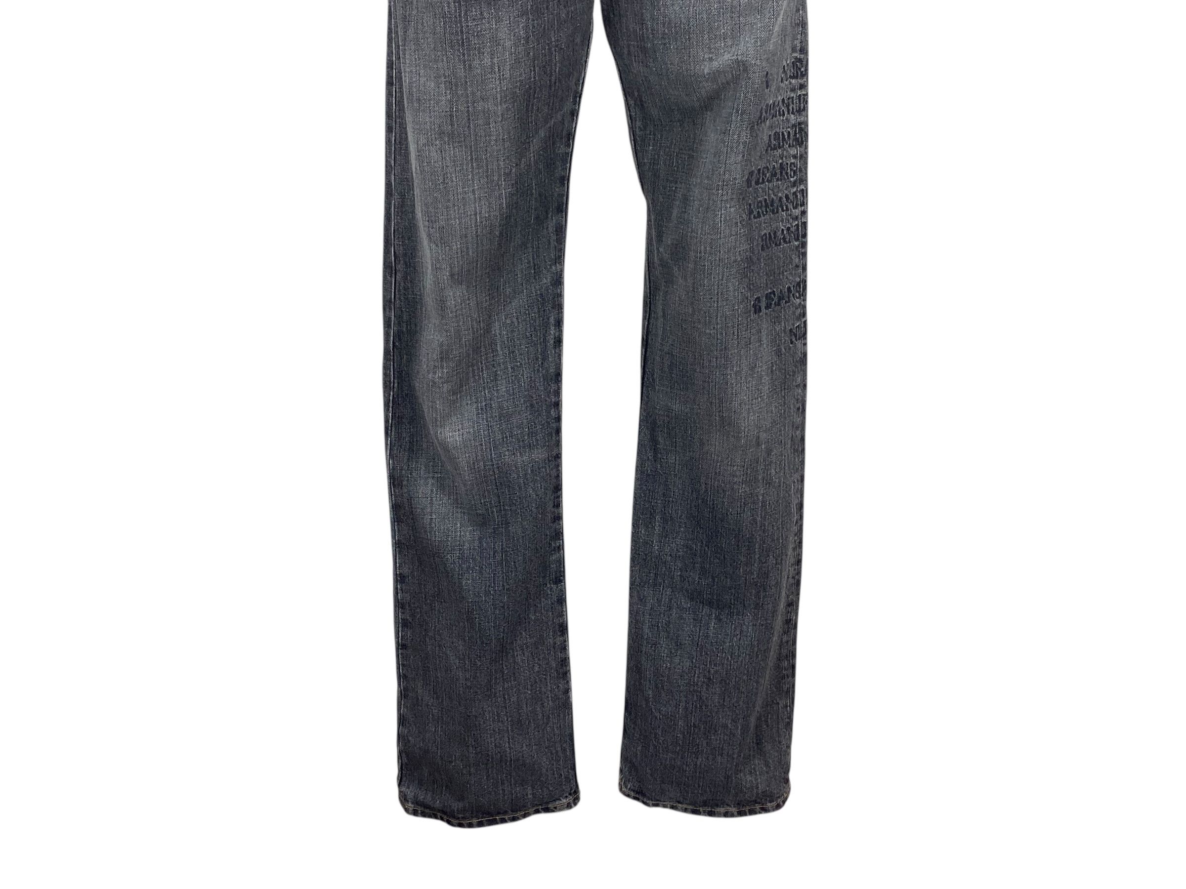 Armani Armani Jeans Distressed Denim Jeans Size US 27 - 4 Thumbnail