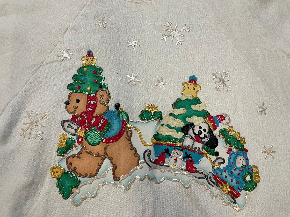 Vintage Vintage 1970s winter holiday season crewneck Size US XL / EU 56 / 4 - 3 Thumbnail