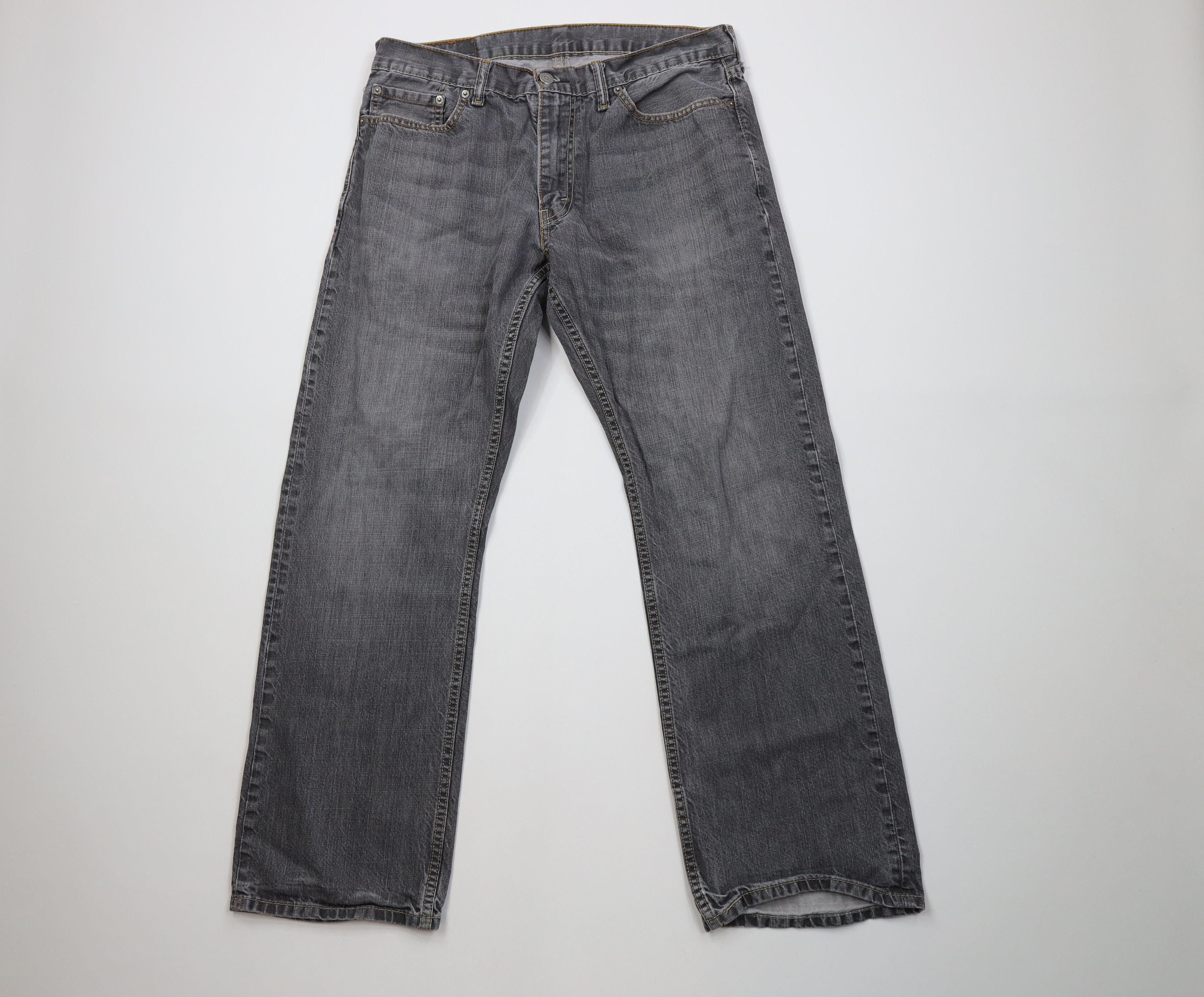 Levi's Vintage Y2K Levis 514 Straight Leg Denim Jeans Gray Cotton Size US 36 / EU 52 - 1 Thumbnail