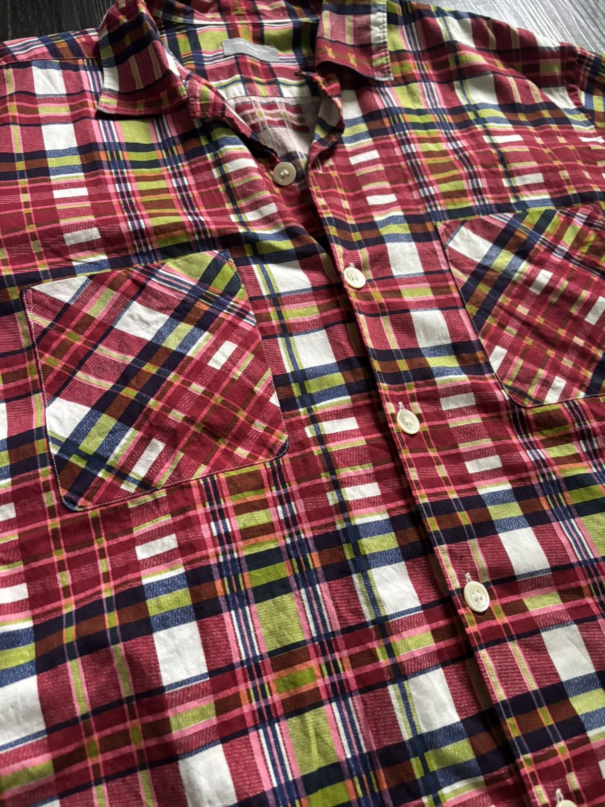 Comme des Garcons Homme Plus SS99 CDGH Plaid Shirt Size US L / EU 52-54 / 3 - 6 Thumbnail