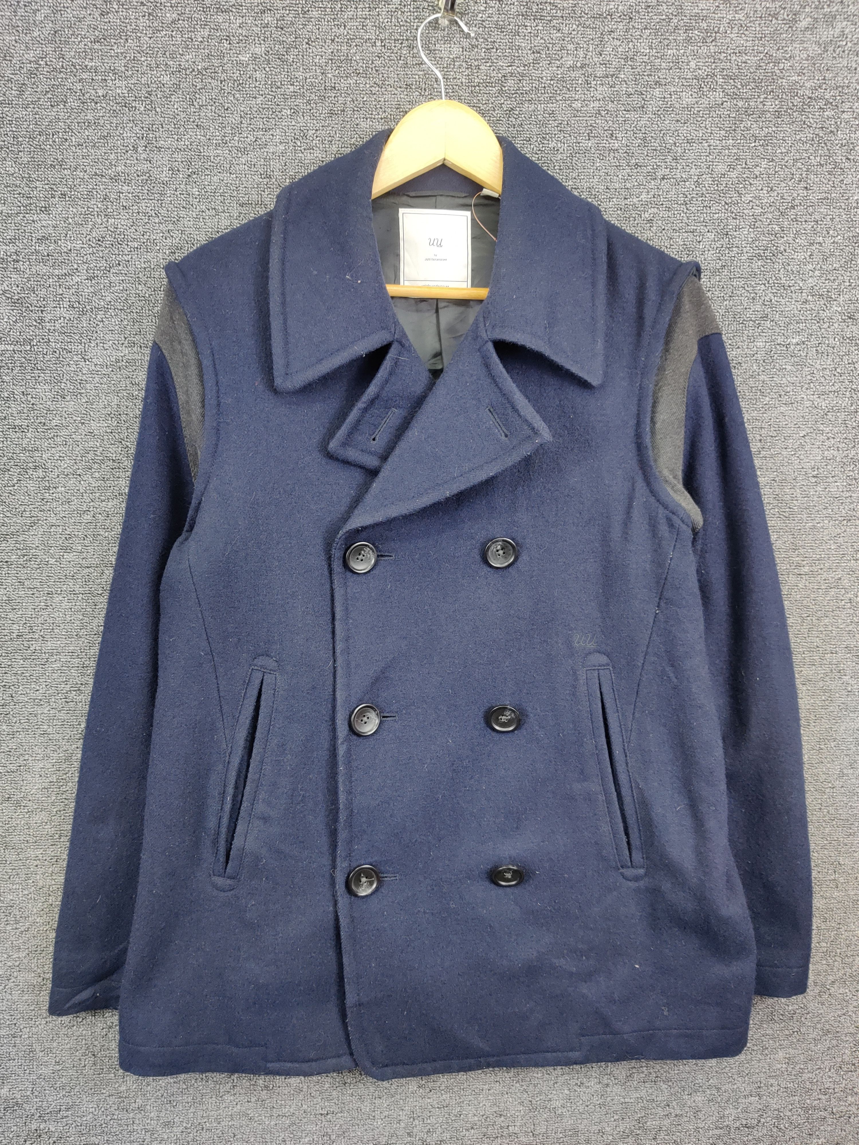 Undercover Uniqlo Jun Takahashi Wool Double Breasted Coat