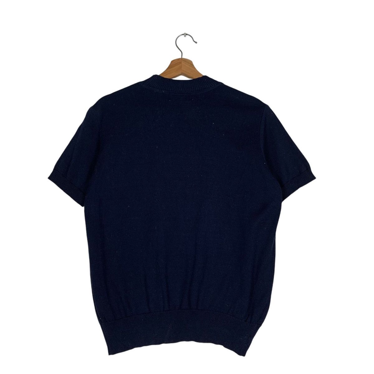 Courreges COURREGES Short Sleeve Crewneck Knitted Sweater #1226-C55 Size S / US 4 / IT 40 - 7 Thumbnail