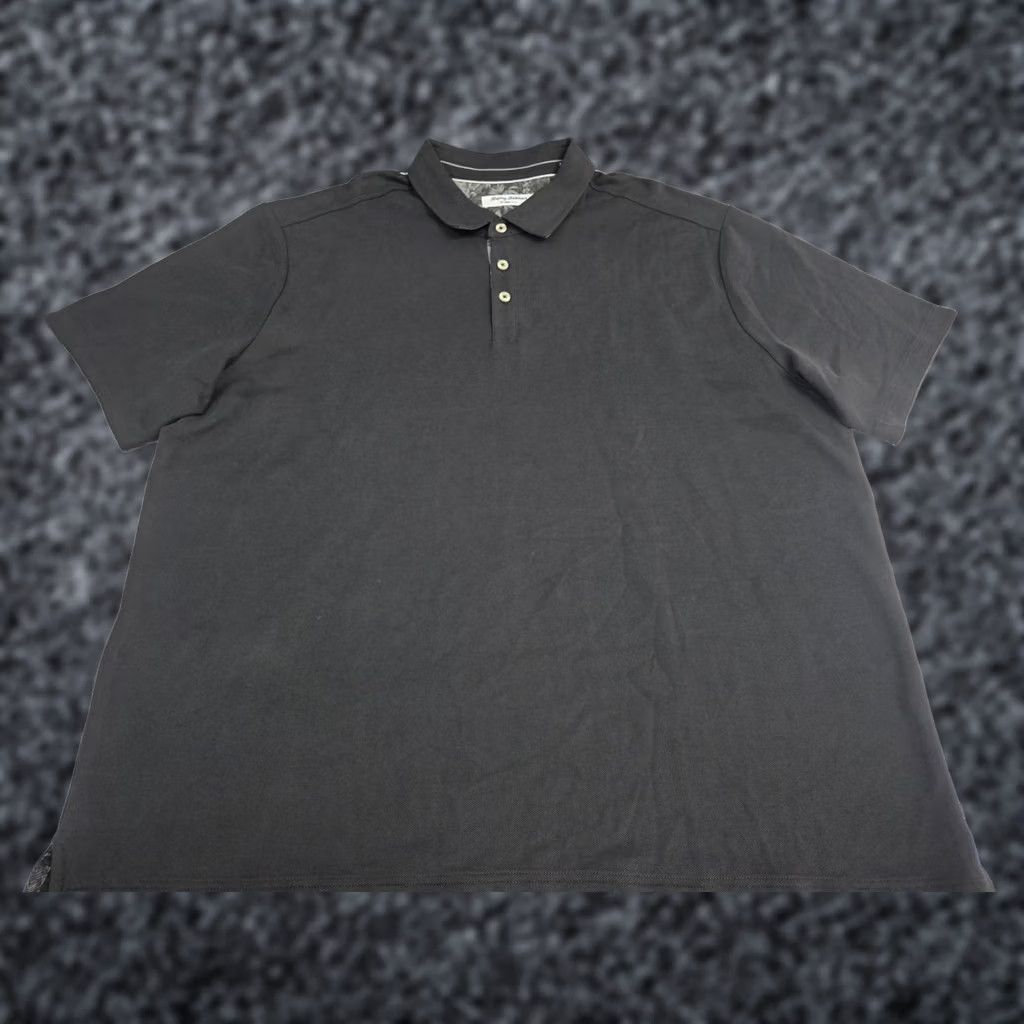 Tommy Bahama Tommy Bahama Island Zone Mens Short Sleeve Black Polo Shirt 3XL #8795 Size US XXL / EU 58 / 5 - 1 Thumbnail