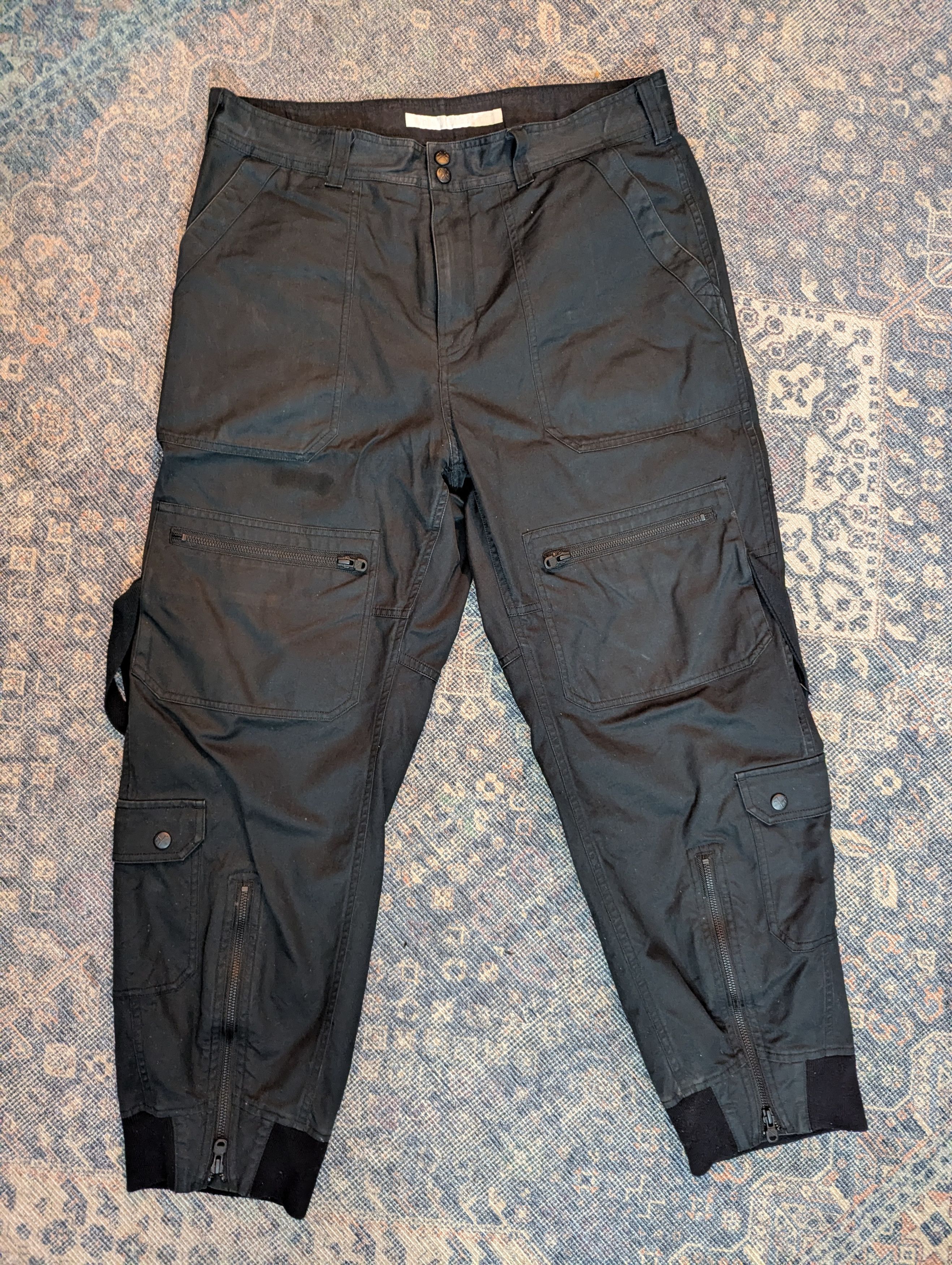 White Mountaineering White Mountaineering BLK Parachute Cargo Pants 2017AW Size US 36 / EU 52 - 1 Thumbnail