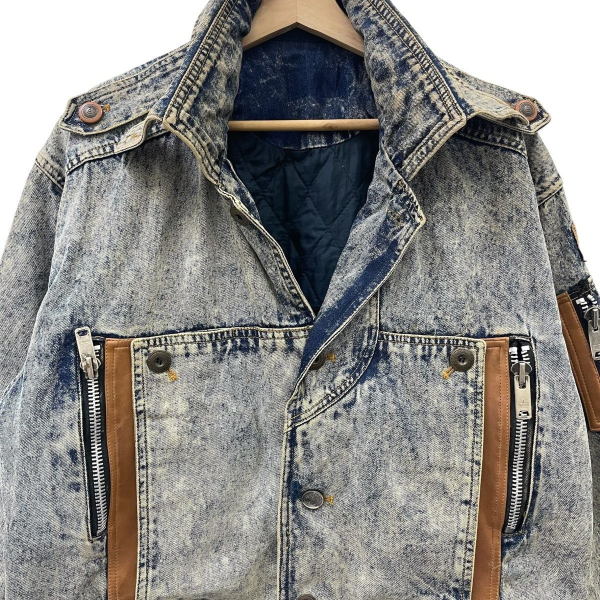 Avirex Vintage Avirex Denim Bomber Jacket Size US L / EU 52-54 / 3 - 12 Thumbnail