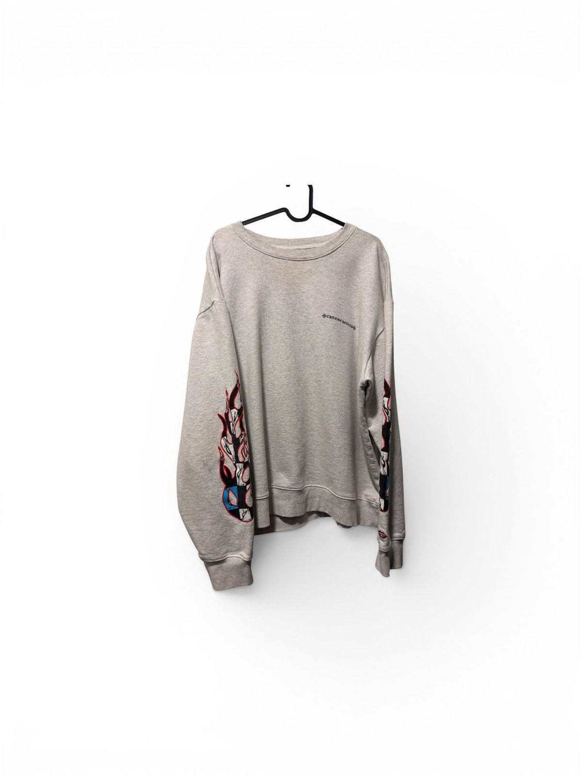 Chrome Hearts Chrome Hearts Matty Boy Brain Crewneck Heather Grey Size US XXL / EU 58 / 5 - 1 Thumbnail