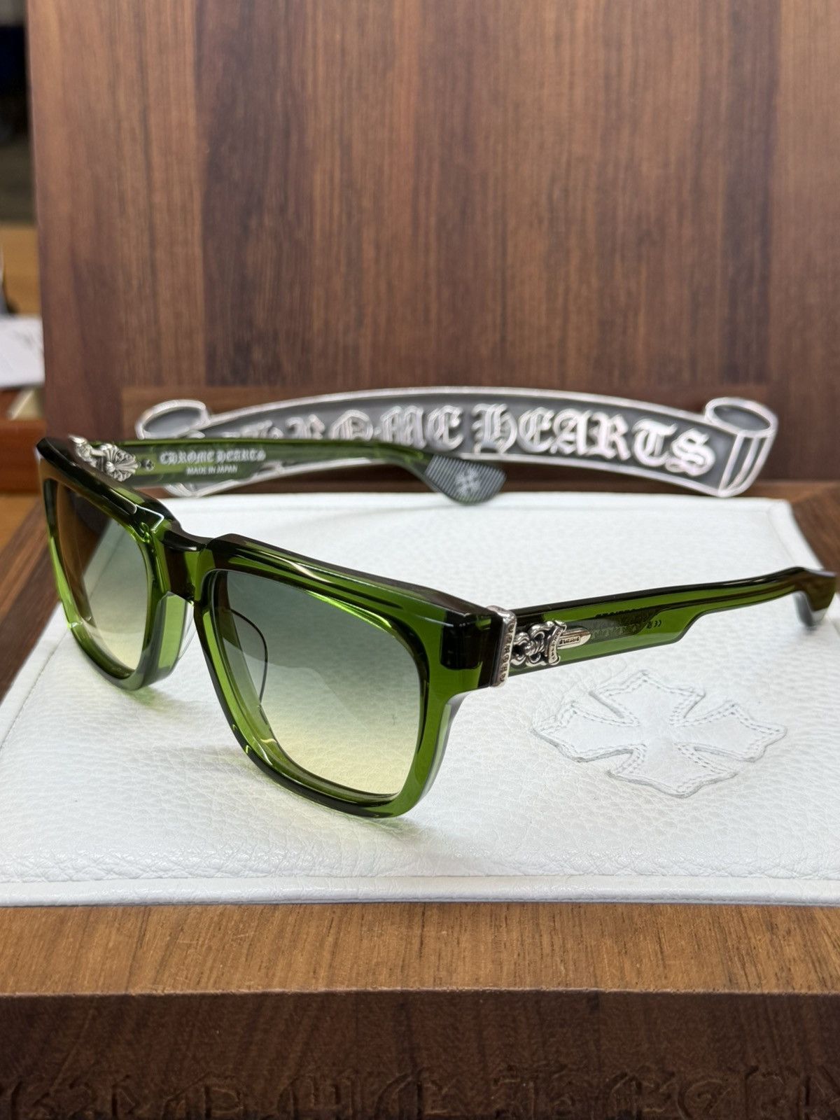 Chrome Hearts Chrome Hearts Box Officer Sunglasses Size ONE SIZE - 1 Thumbnail