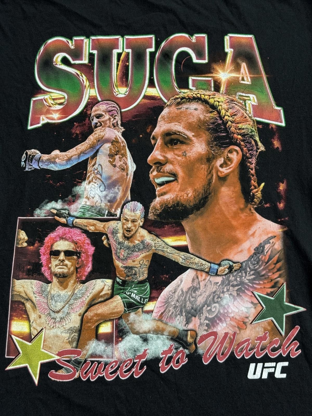 UFC UFC Suga Sean O'Malley Rap Tee - Big Face 2 Sided - M Size US M / EU 48-50 / 2 - 5 Thumbnail