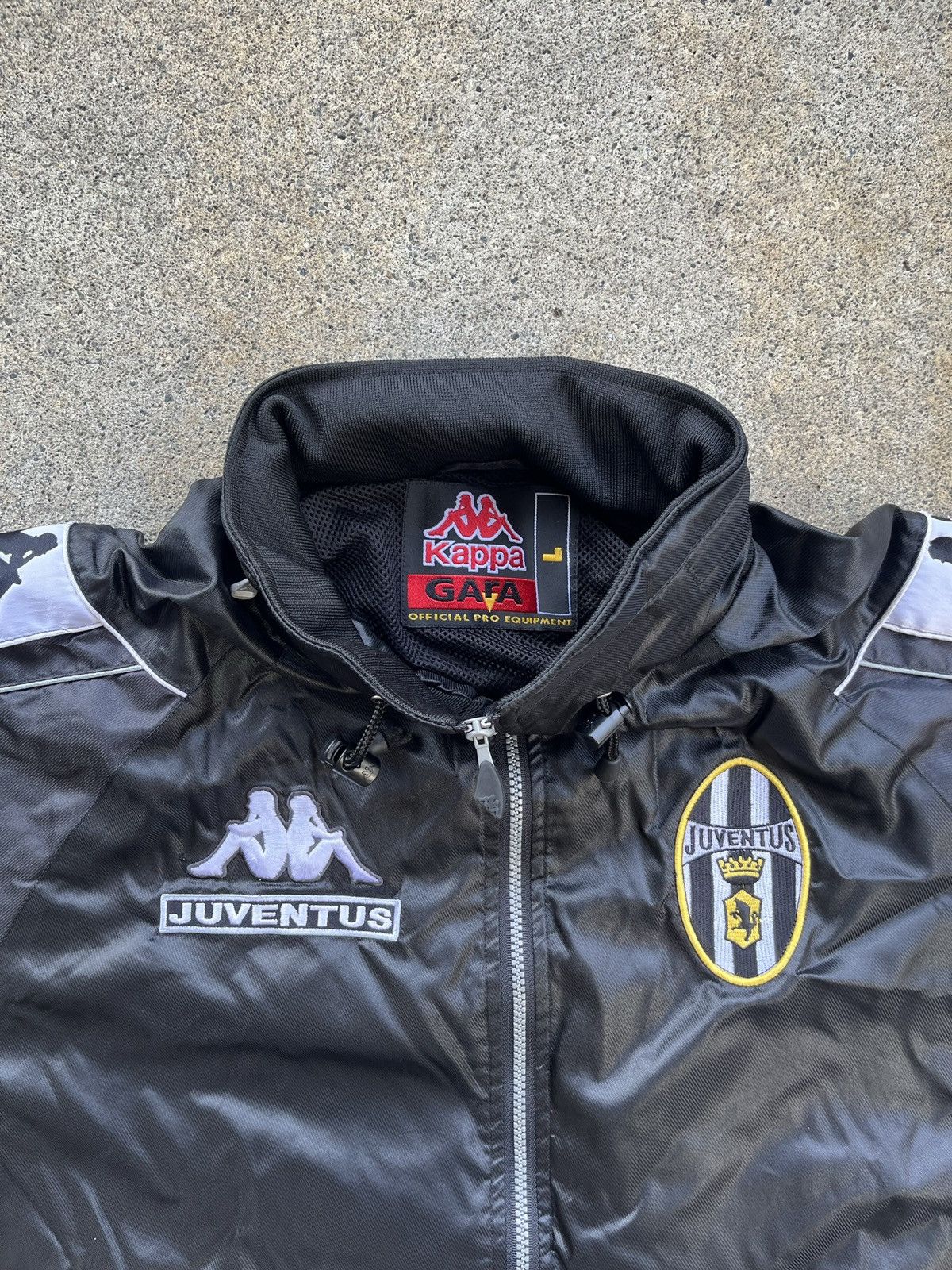 JUVENTUS 1998 1999 FOOTBALL SOCCER TRACK JACKET KAPPA sz XL