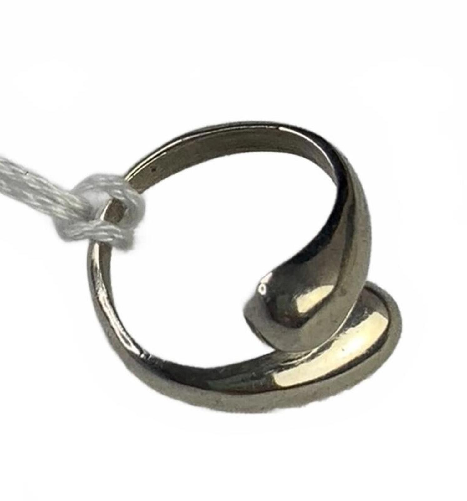 Other LEC 925 Sterling Silver Teardrop Barbels Ring Size ONE SIZE - 1 Thumbnail