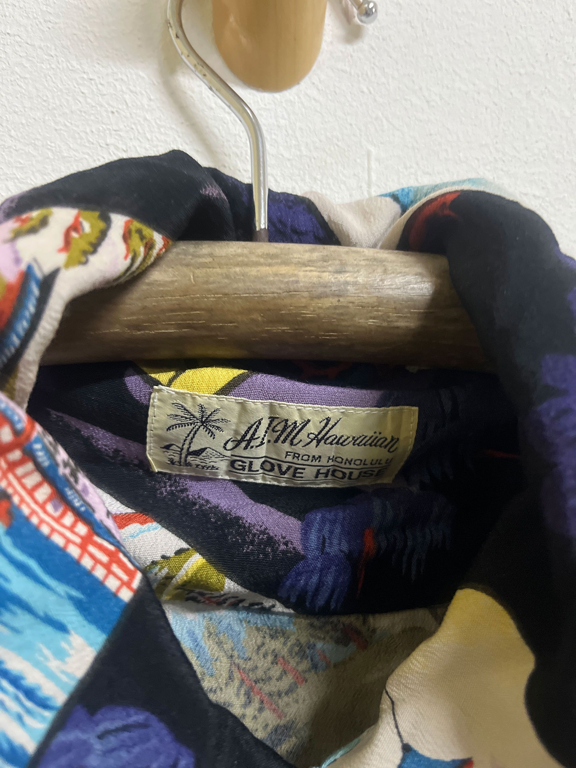 Japanese Brand Vintage Glove House Hawaiian Hawaii Short Sleeve Surf Size US M / EU 48-50 / 2 - 2 Thumbnail
