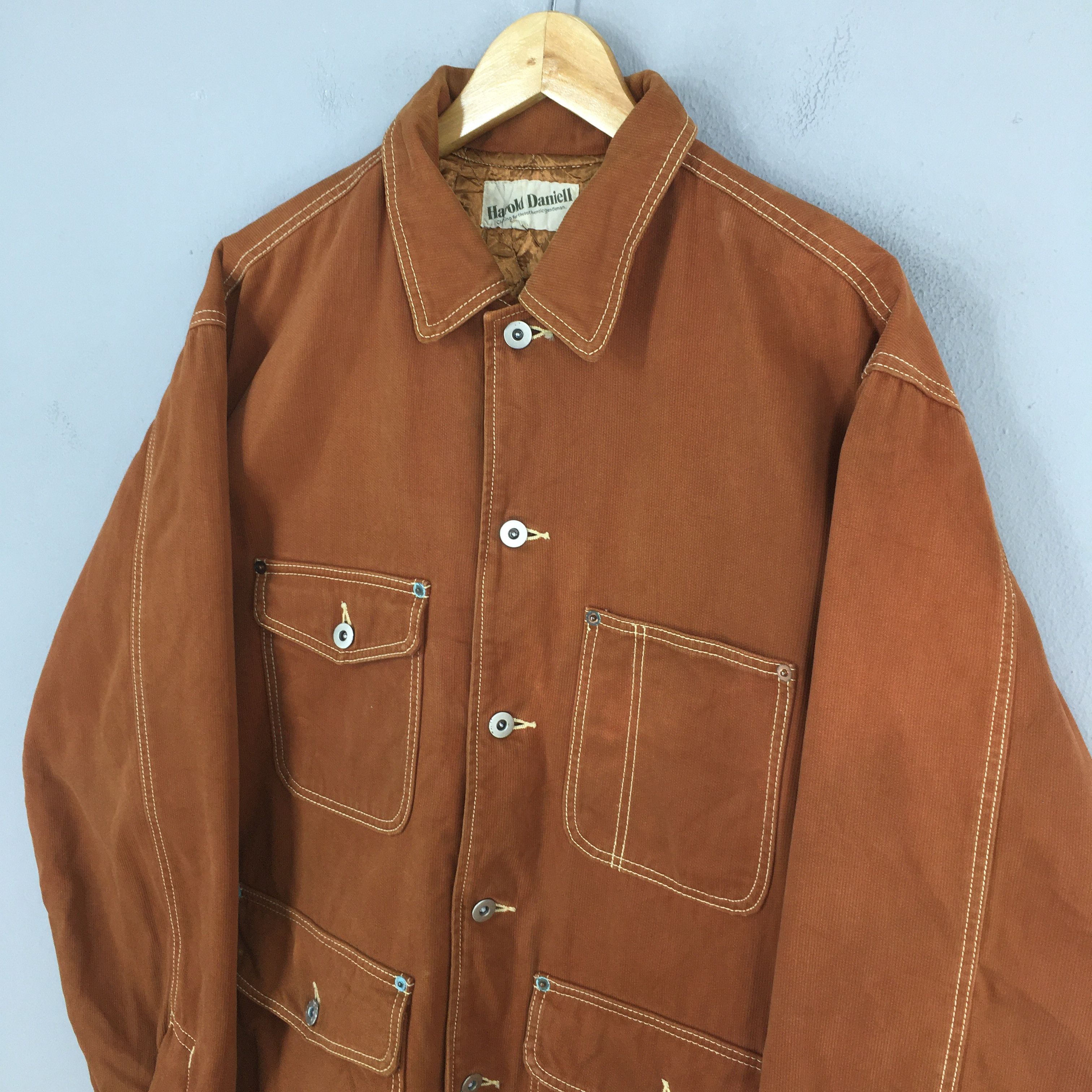 Vintage Vintage 80s Harold Daniell Workers Sanforized Chore Jacket M Size US M / EU 48-50 / 2 - 4 Thumbnail