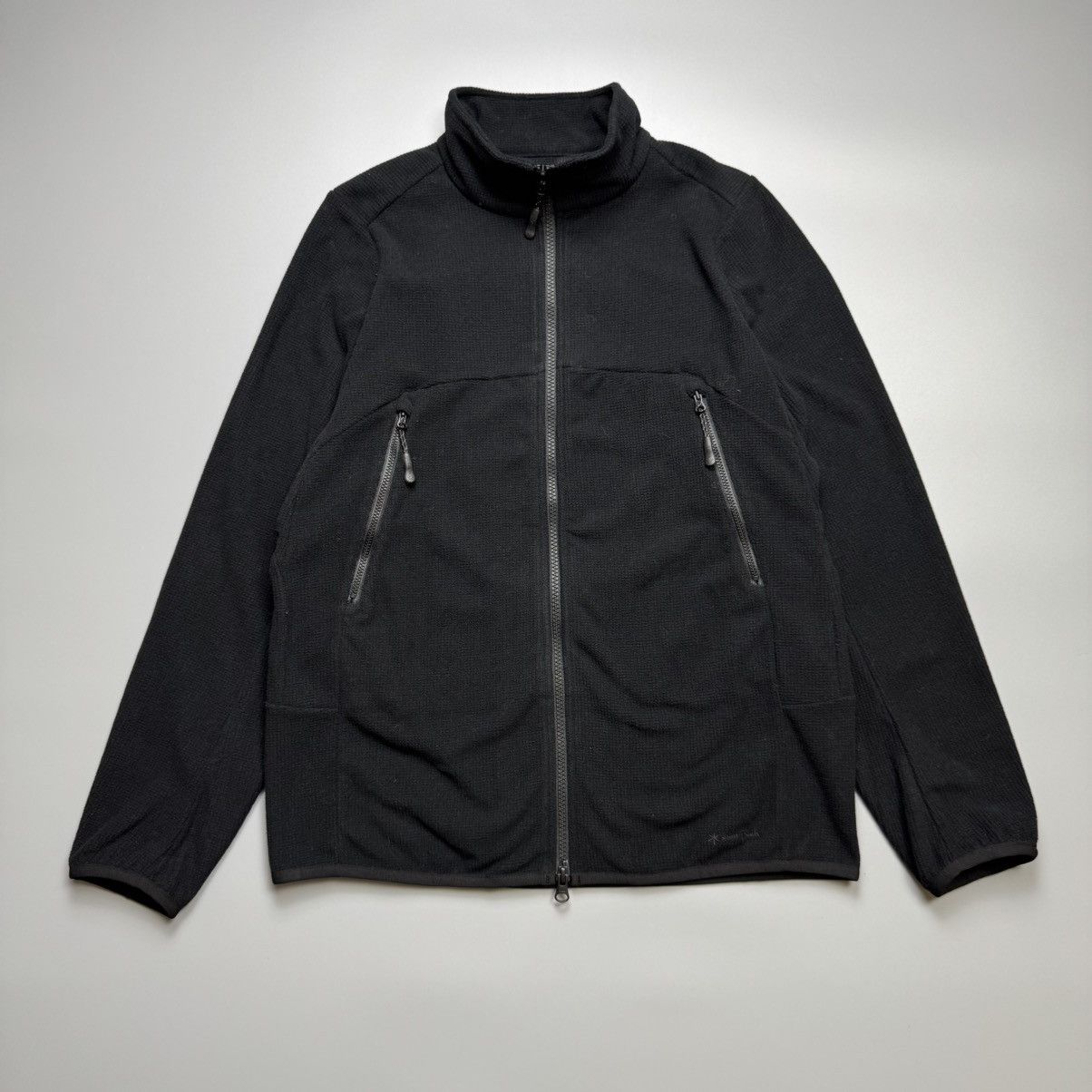 Snow Peak Snow Peak - Grid Micro Fleece Black Jacket Size US S / EU 44-46 / 1 - 1 Thumbnail