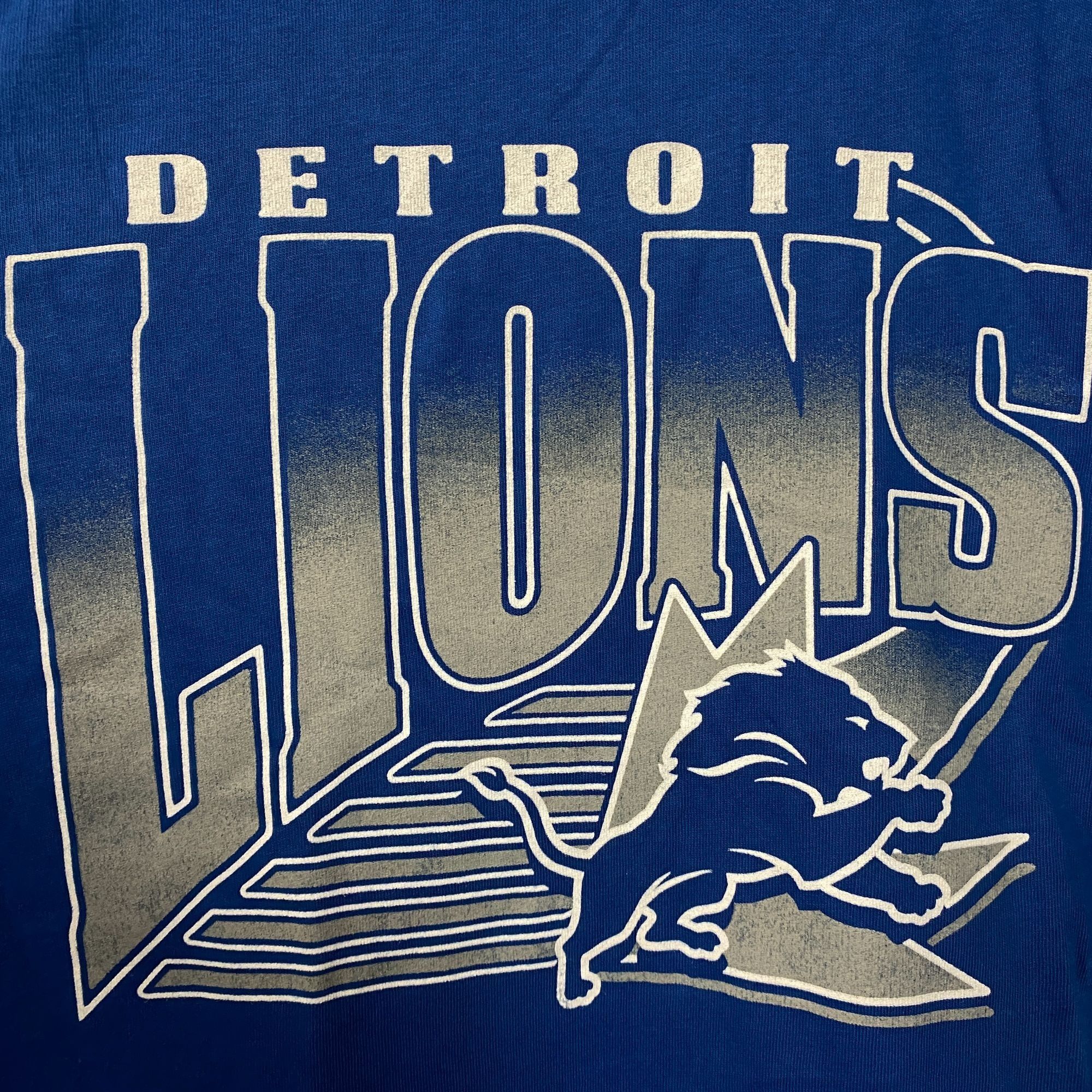 Junk Food Junk Food Clothing Detroit Lions Vintage Style Women's Tee X Size XL / US 12-14 / IT 48-50 - 2 Thumbnail