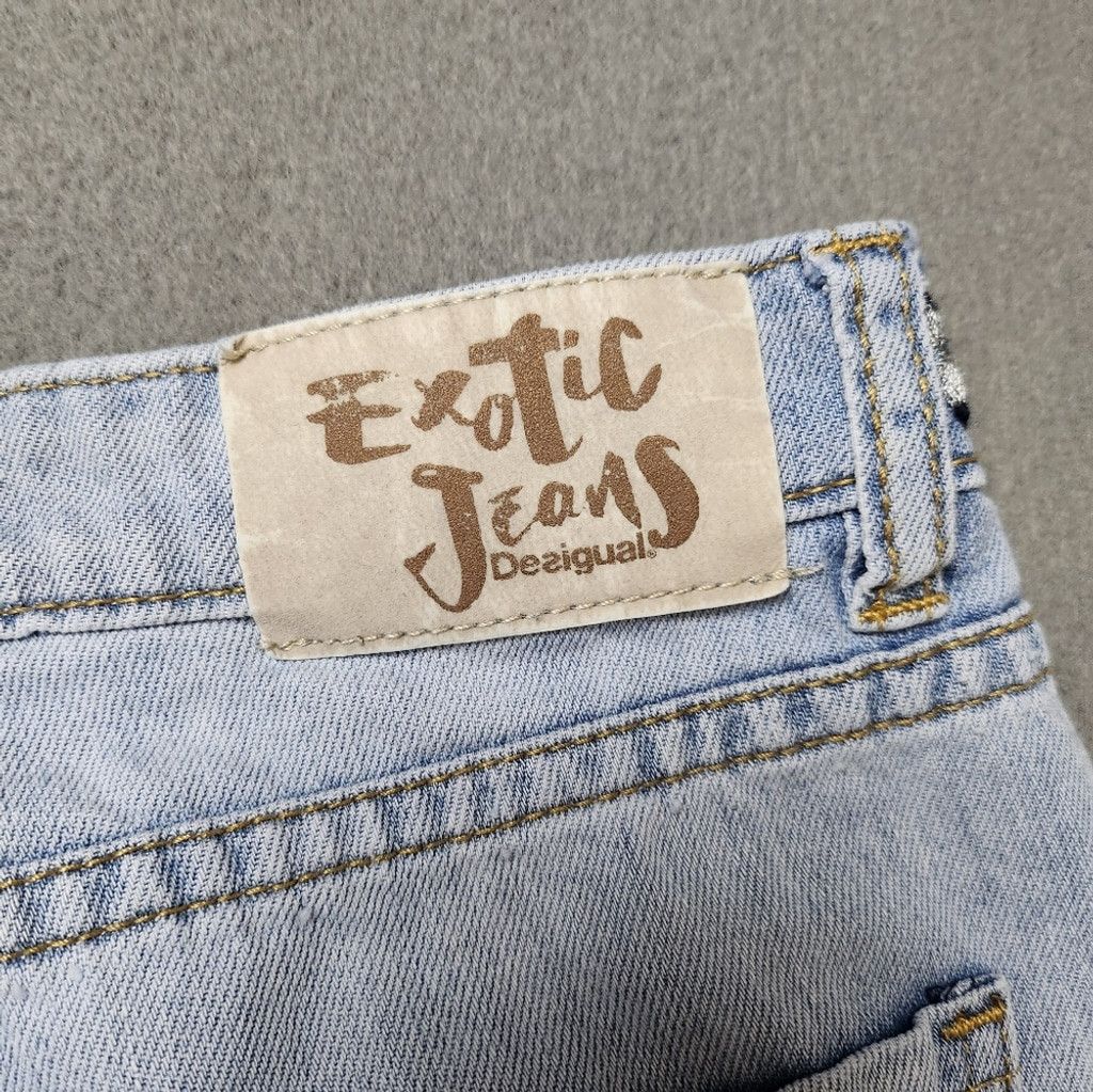 Desigual Desigual exotic jeans straight leg 30 Size 30" / US 8 / IT 44 - 9 Thumbnail