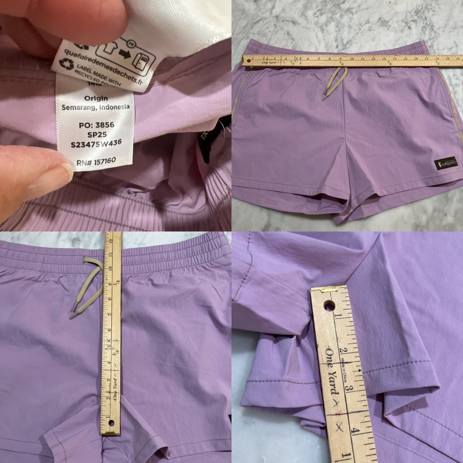 Cotopaxi VINTAGE Cotopaxi Brinco 3” Short Women Large Antique Lavender Outdoor Hiking Pockets NWT Size 36" / US 14 / IT 50 - 10 Thumbnail