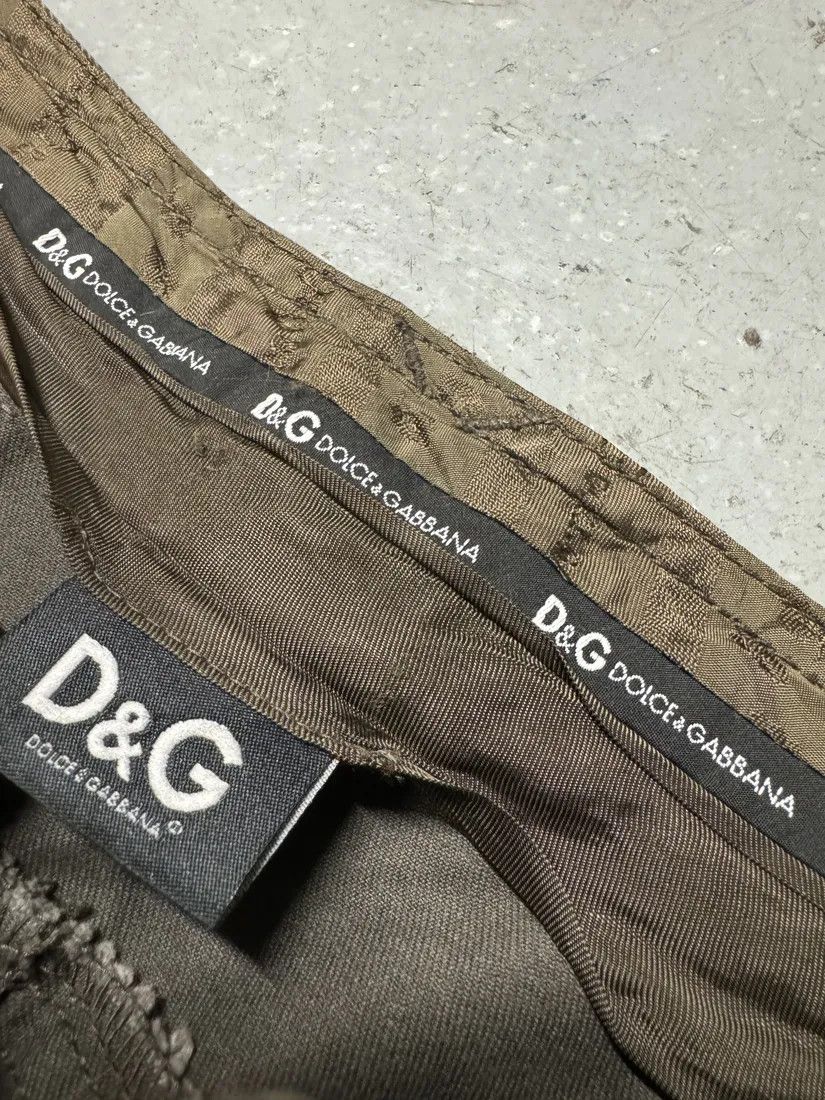 Dolce & Gabbana × Vintage SS2008 Dolce & Gabbana Multi Pockets Cargo Olive Pants Size US 30 / EU 46 - 7 Thumbnail