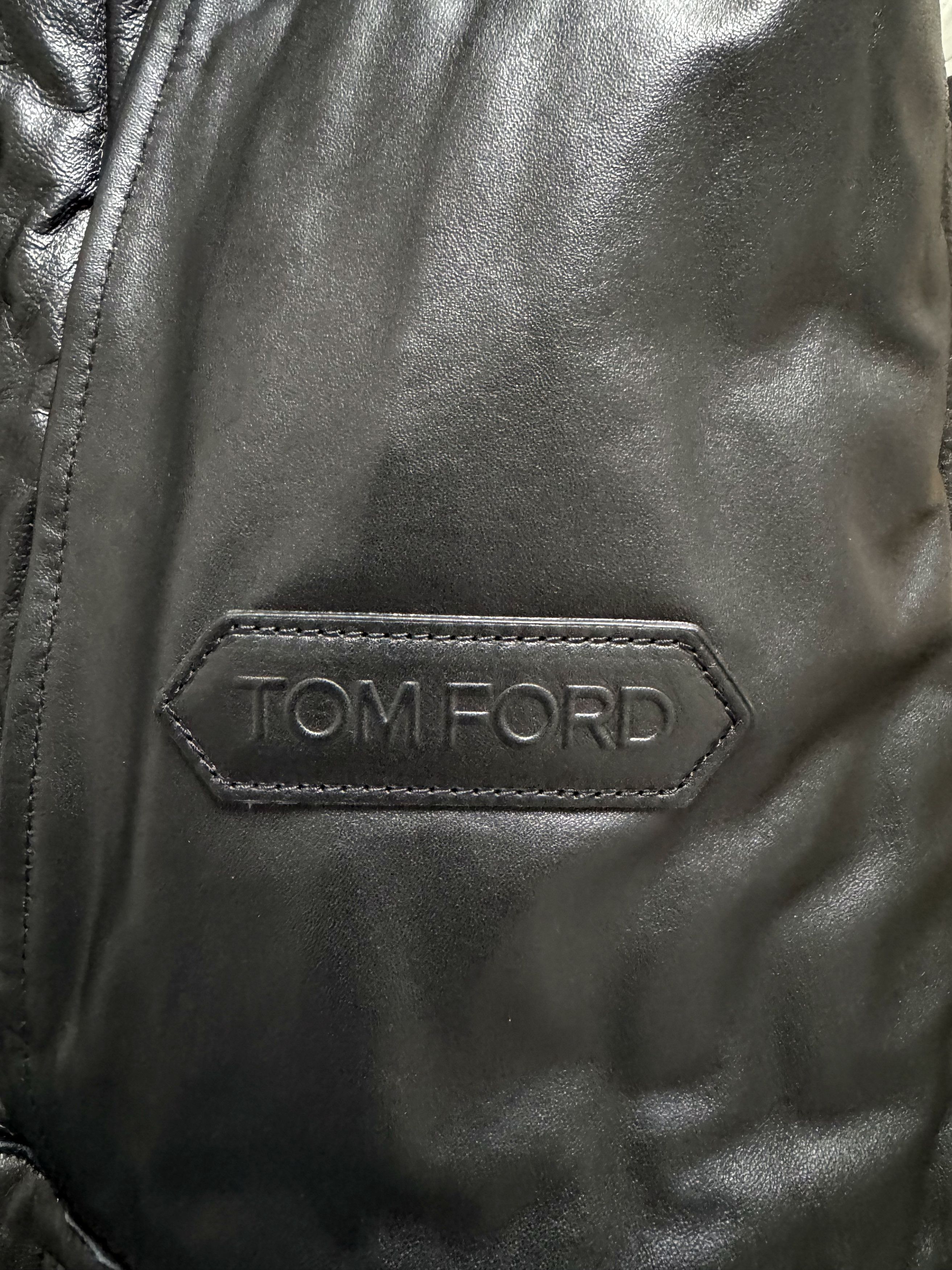 Tom Ford Ovatta Padded Leather Jacket Size US M / EU 48-50 / 2 - 7 Thumbnail