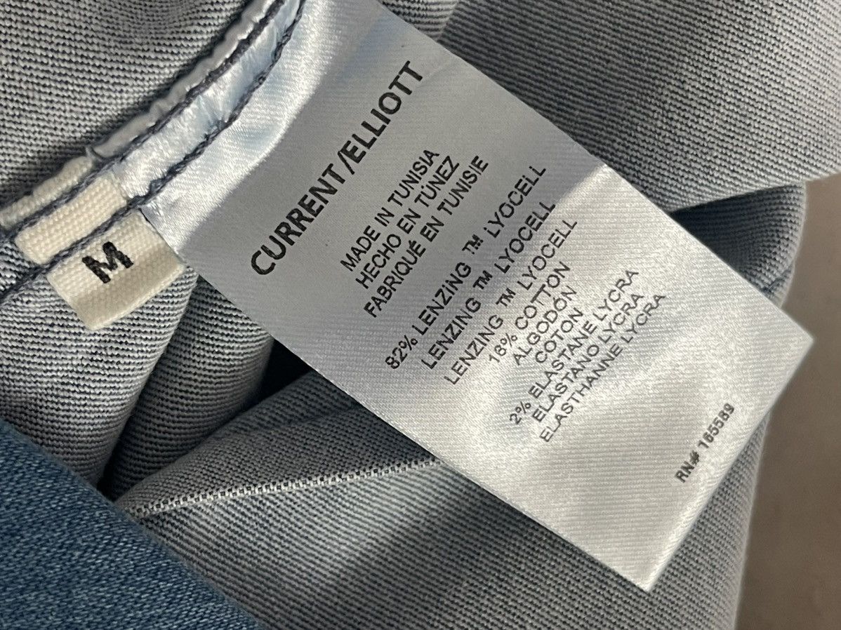 Current/Elliot Current Eliott mens denim shirt M delta snap new Size US M / EU 48-50 / 2 - 6 Thumbnail