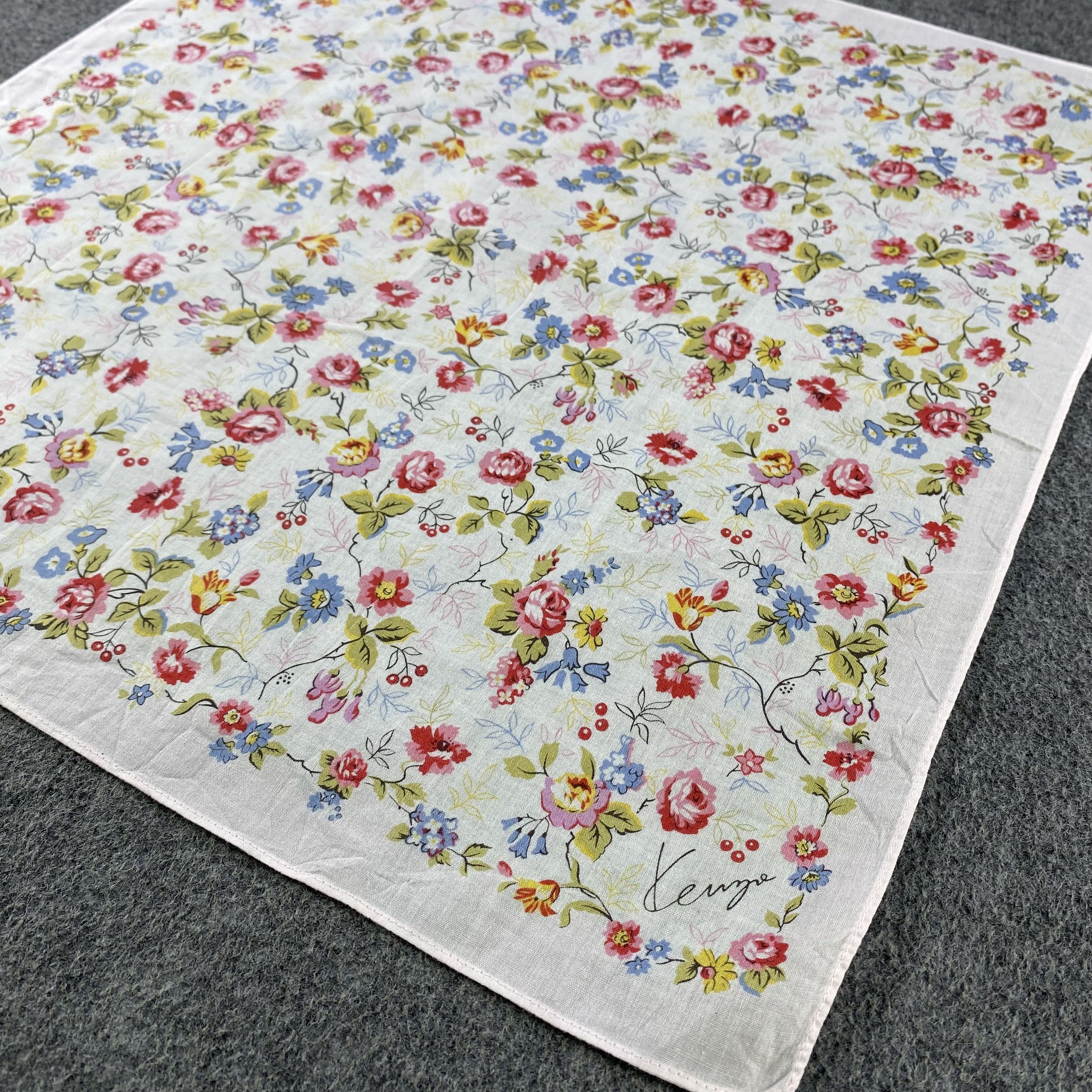 Kenzo × Vintage Kenzo Handkerchief/Neckerchief/Bandana HC780 Size ONE SIZE - 2 Thumbnail