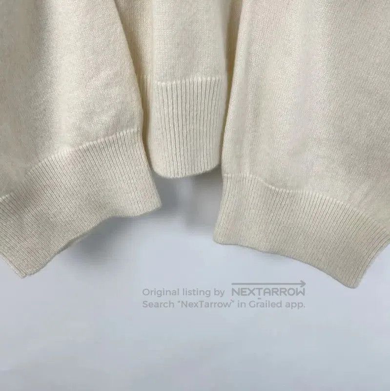 Louis Vuitton Louis Vuitton Men's Cream Long Sleeve Knitwear . Size US XXL / EU 58 / 5 - 5 Thumbnail