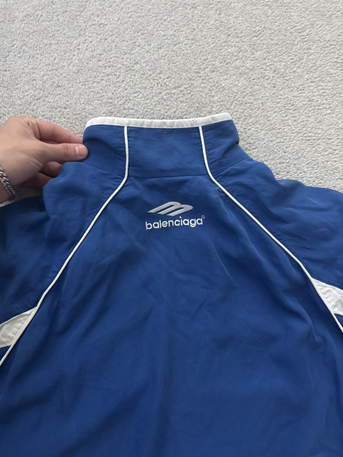 Balenciaga Balenciaga Sporty B Oversized Track Jacket Size US XXL / EU 58 / 5 - 4 Thumbnail