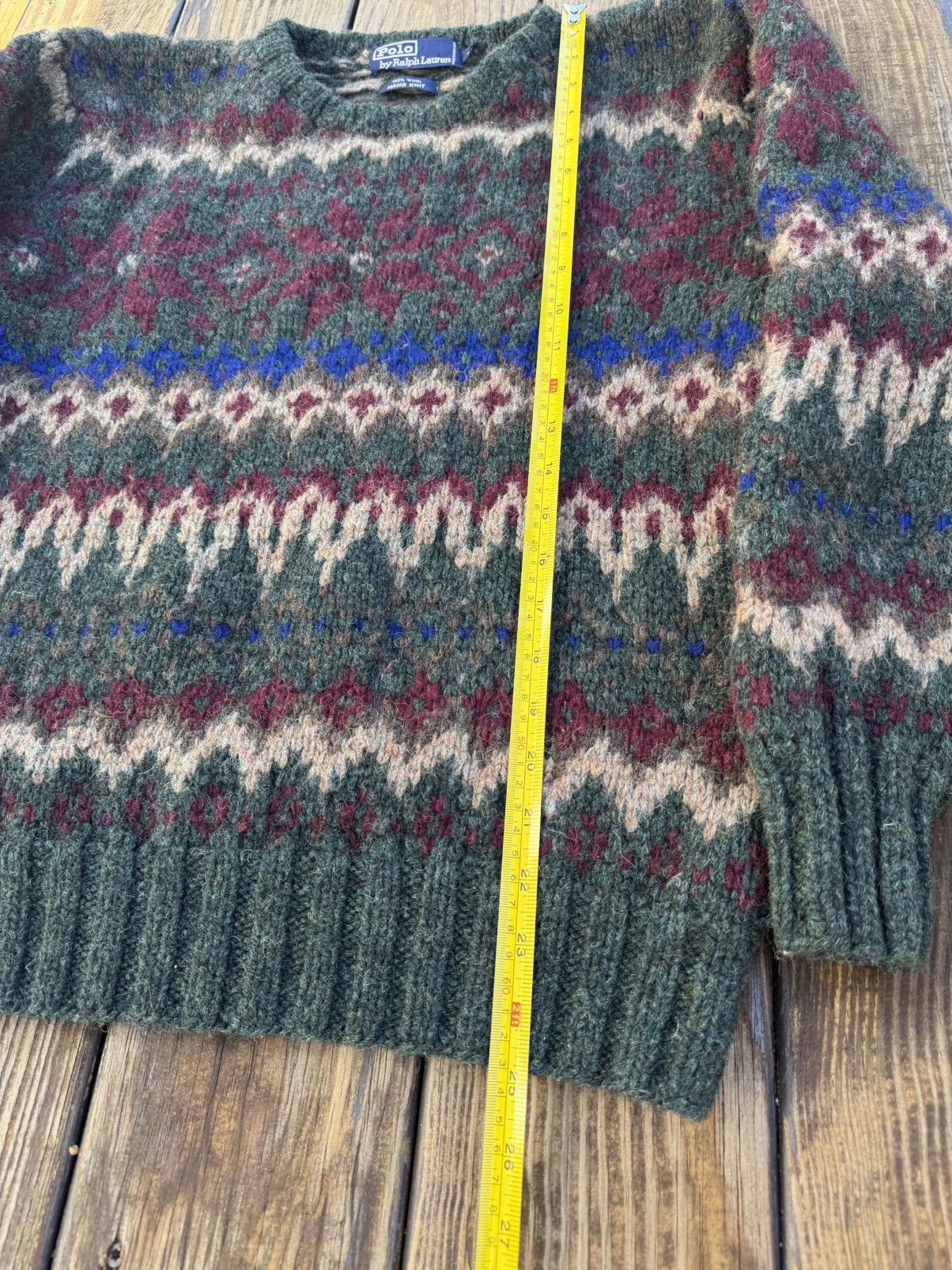 Polo Ralph Lauren × Ralph Lauren × Vintage Polo Ralph Lauren Vintage Fair Isle Knit Multi Sweater Large Size US L / EU 52-54 / 3 - 6 Thumbnail