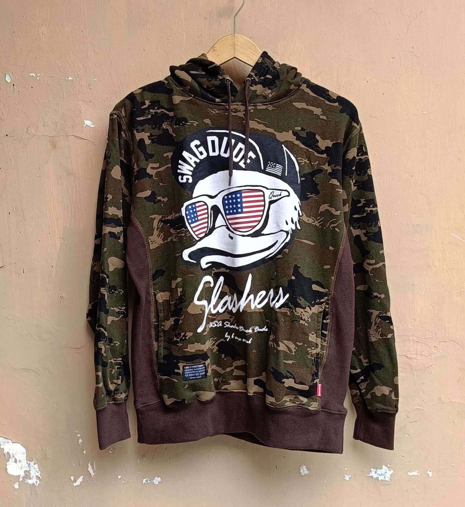 Japanese Brand B one soul camouflage hoodie duck nation Size US M / EU 48-50 / 2 - 1 Thumbnail