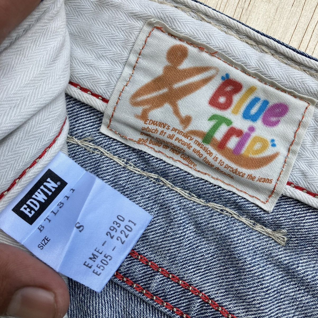 Edwin × Japanese Brand EDWIN BLUE TRIP DENIM 7/8 JOGER PANTS Size US 31 - 5 Thumbnail