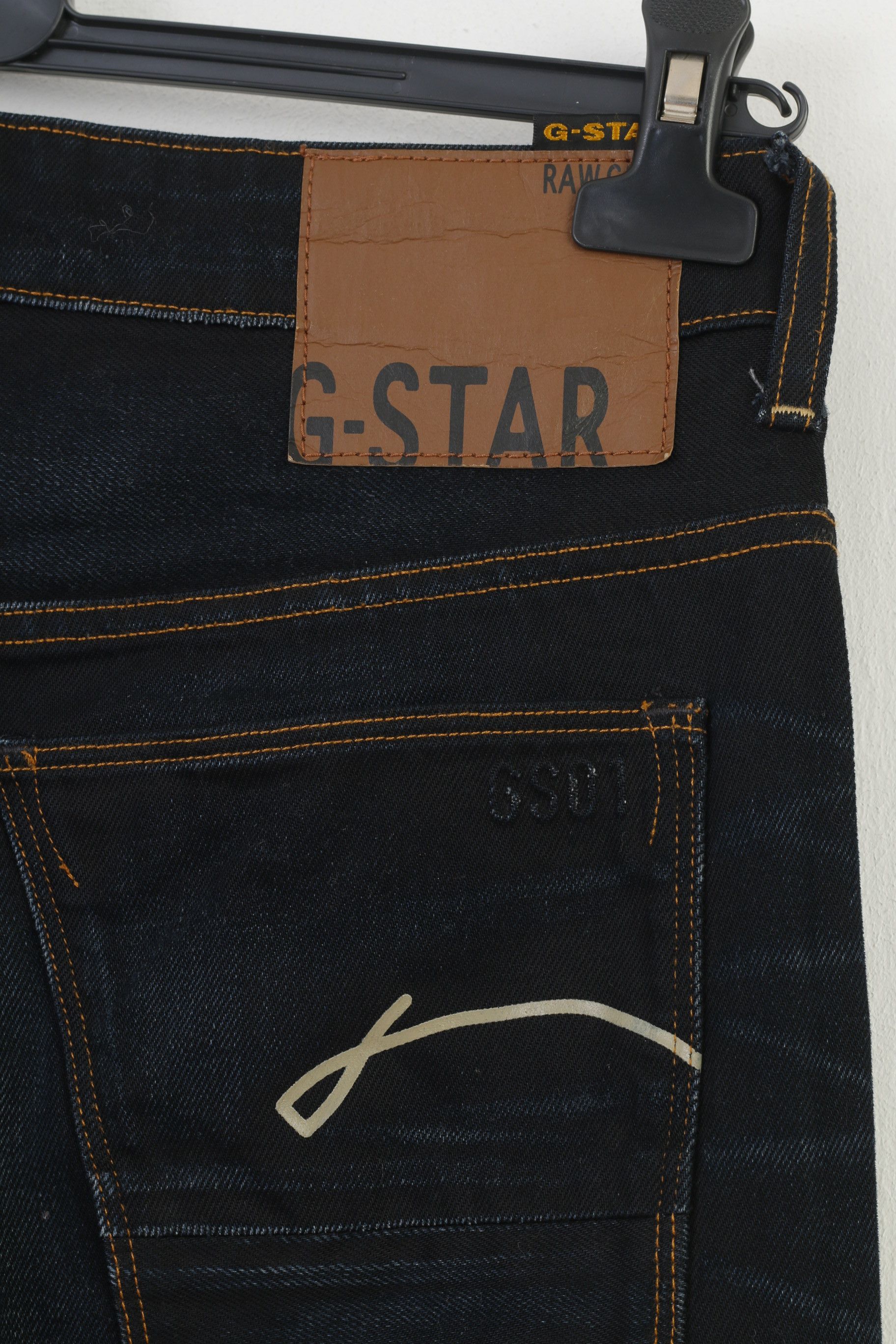 G-Star G-Star Men 29 32 Trousers Navy Blue Morris 10155 Size US 29 - 7 Thumbnail
