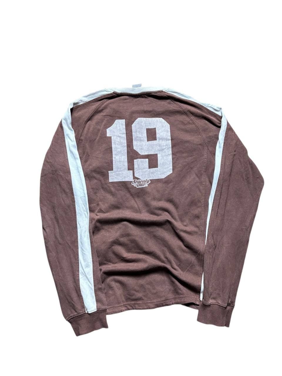 Nike VINTAGE Nike Athletic Dept Brown Stripe Crewneck M Size US M / EU 48-50 / 2 - 2 Thumbnail