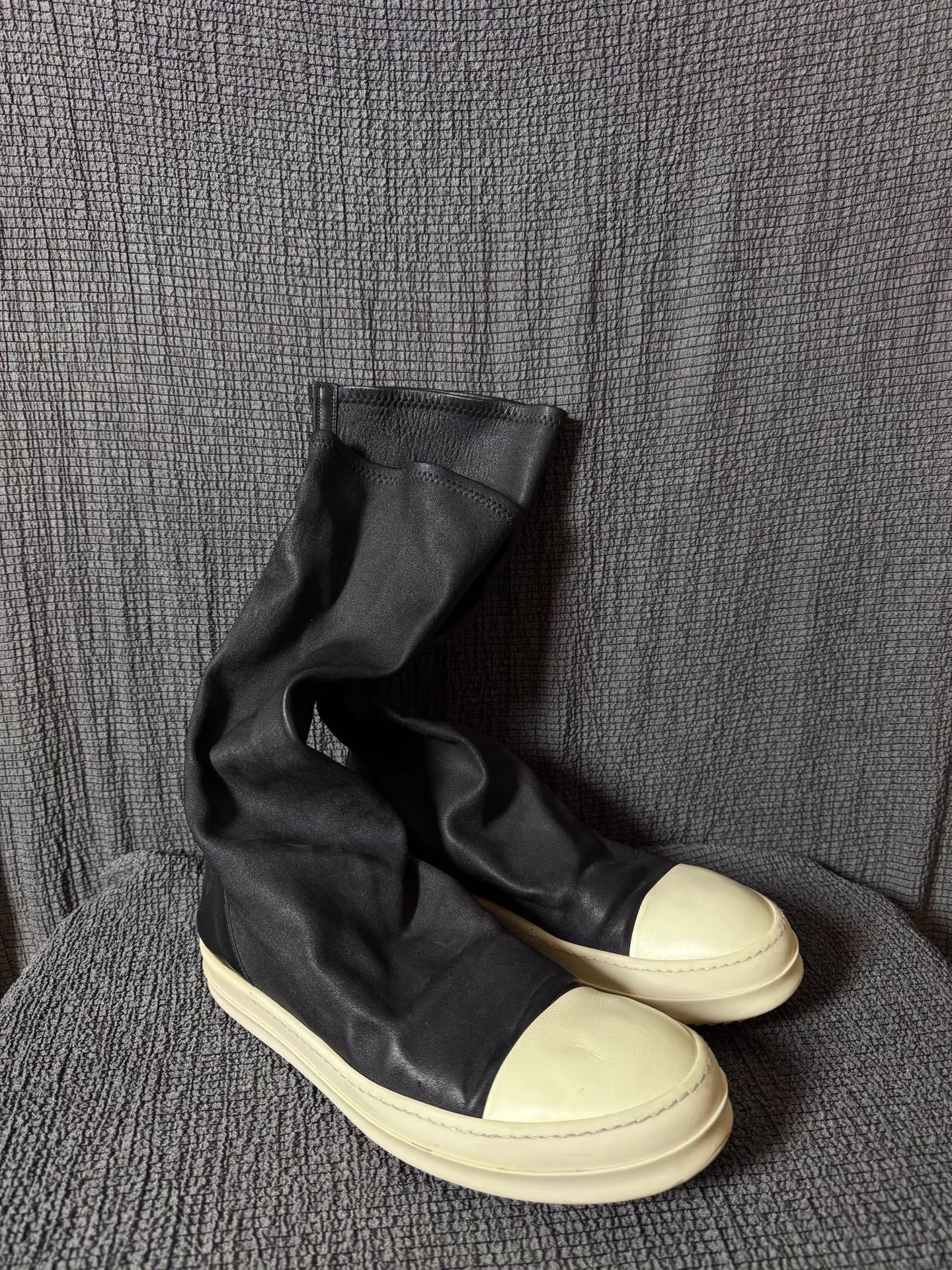Rick Owens Rick Owens 17SS mainline lambskin "Adonis" boots Size US 8.5 / EU 41-42 - 1 Thumbnail