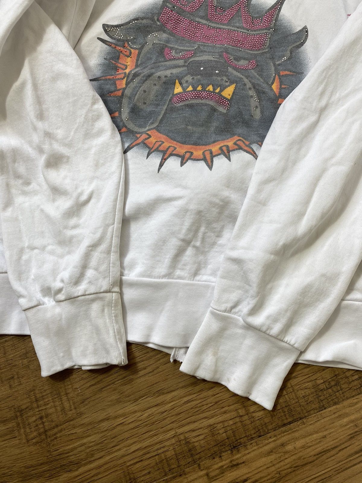 Ed Hardy VINTAGE ED HARDY PUG LOGO 2000s ZIP UP HOODIE Size L / US 10 / IT 46 - 11 Thumbnail