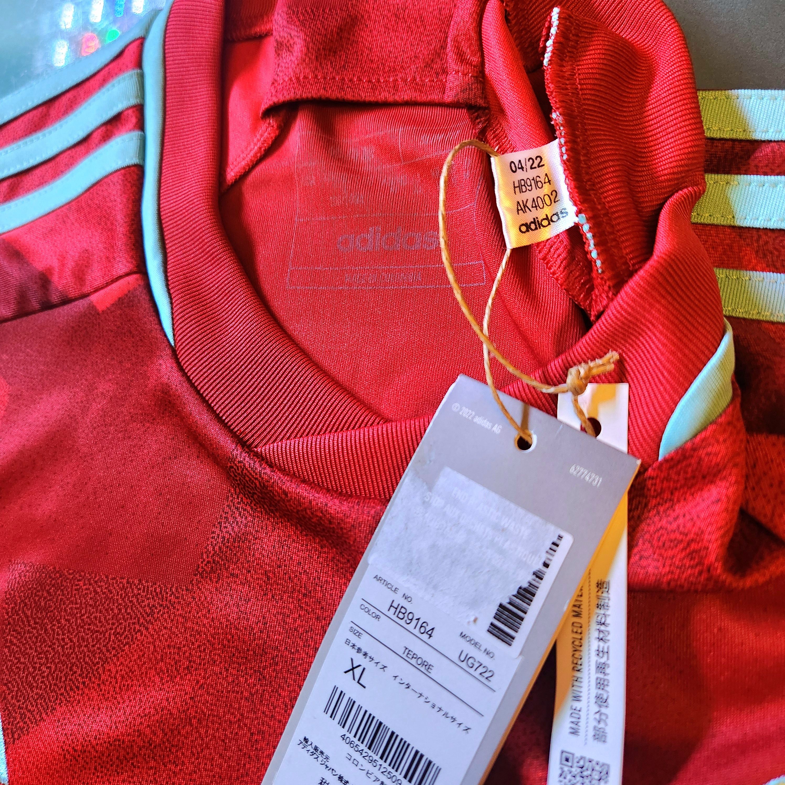 Adidas Authentic Colombia LUIS DIAZ 2022-2023 Away Jersey 22/23 Size US M / EU 48-50 / 2 - 11 Thumbnail