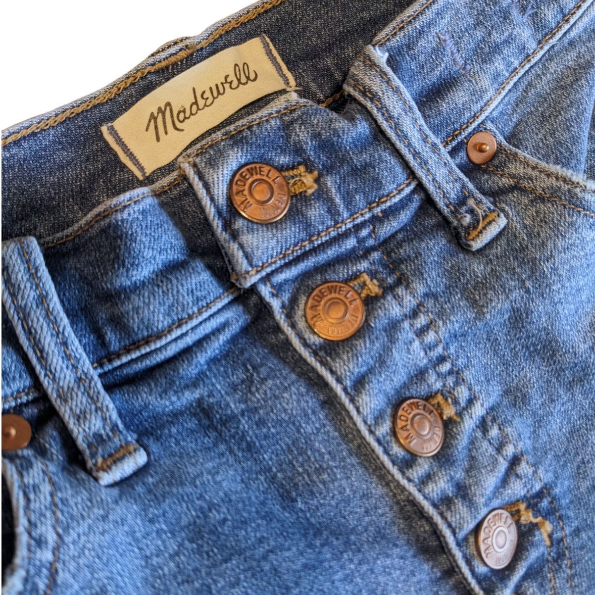 Madewell Madewell 9" Midrise Skinny Crop Light Wash Jeans 27 Size 27" / US 4 / IT 40 - 7 Thumbnail