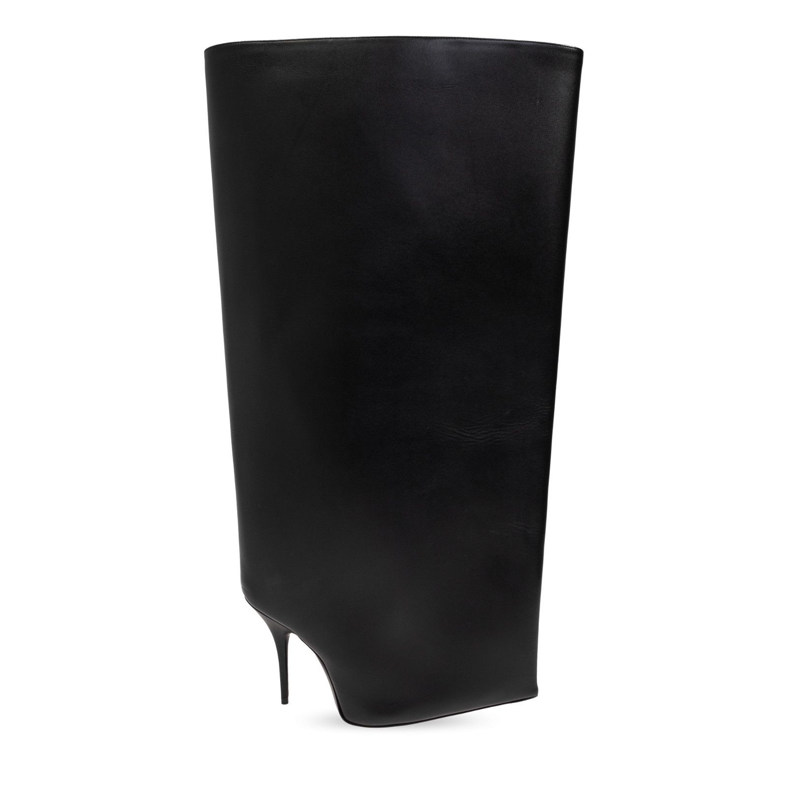 BALENCIAGA Wader 110mm Leather Black Boots New & Authentic (