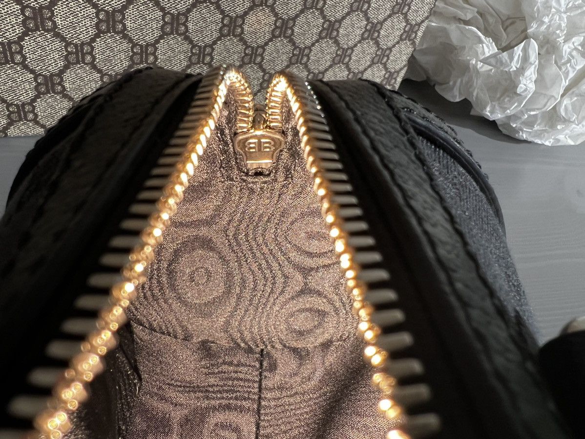 Gucci Gucci x Balenciaga Black Monogram Jacquard Canvas Hacker bag Size ONE SIZE - 16 Thumbnail