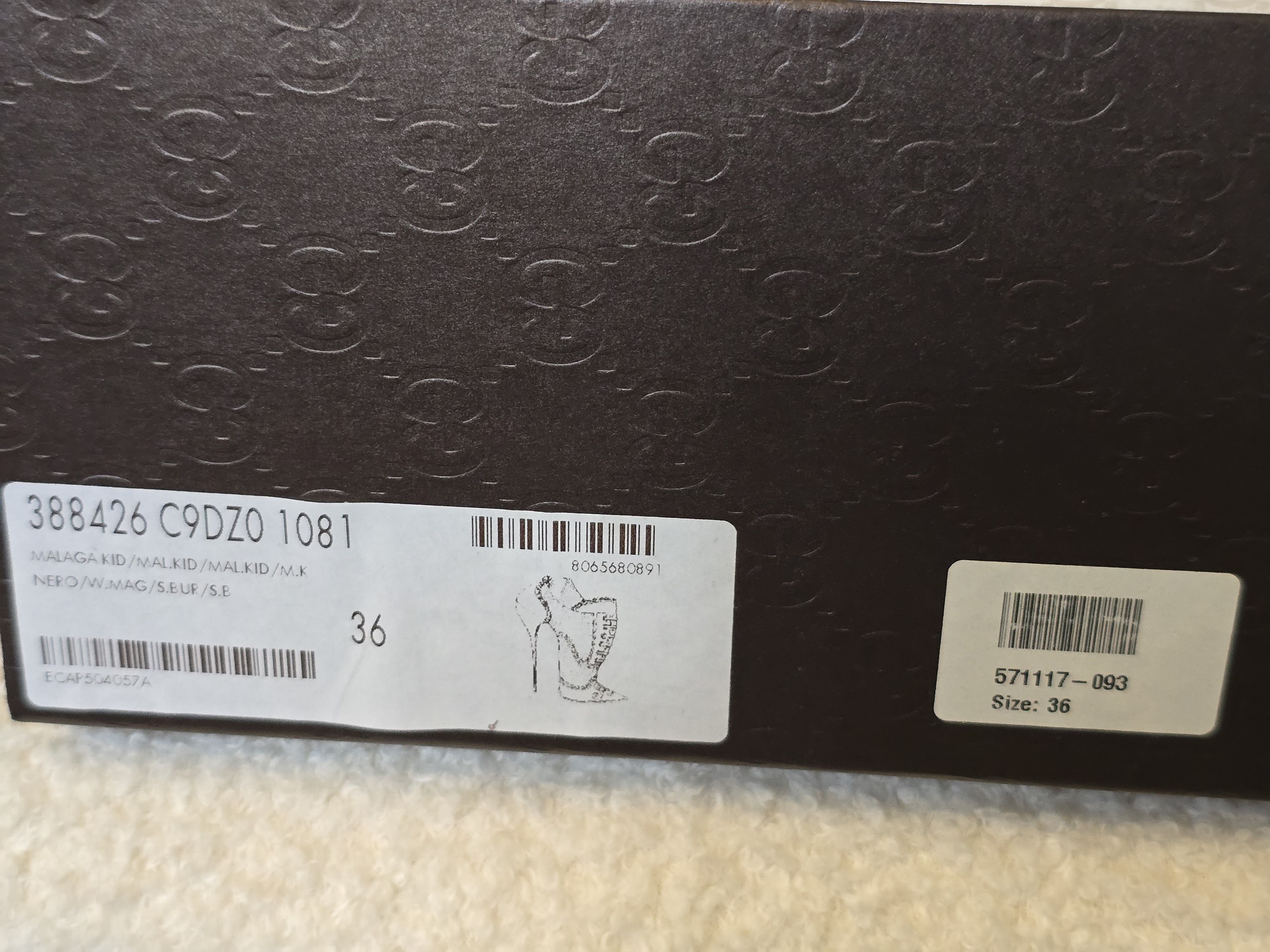 Gucci Gucci Oxford Brogue cuir tricolore Size US 6 / IT 36 - 7 Thumbnail