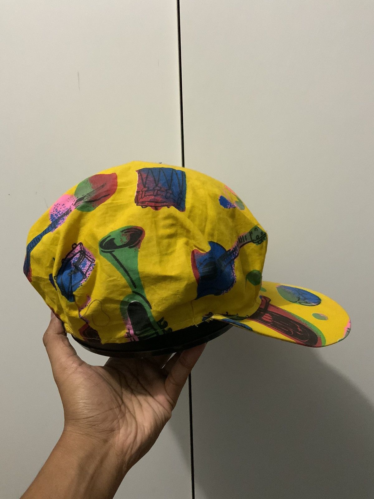 Unsound Rags Guitar Musicia Full Printed Newsboy Cap Size ONE SIZE - 4 Thumbnail