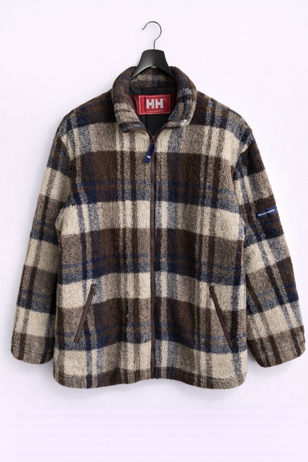 Helly Hansen Vintage **Helly Hansen Sea Gear Plaid Fleece Jacket Size US M / EU 48-50 / 2 - 1 Thumbnail