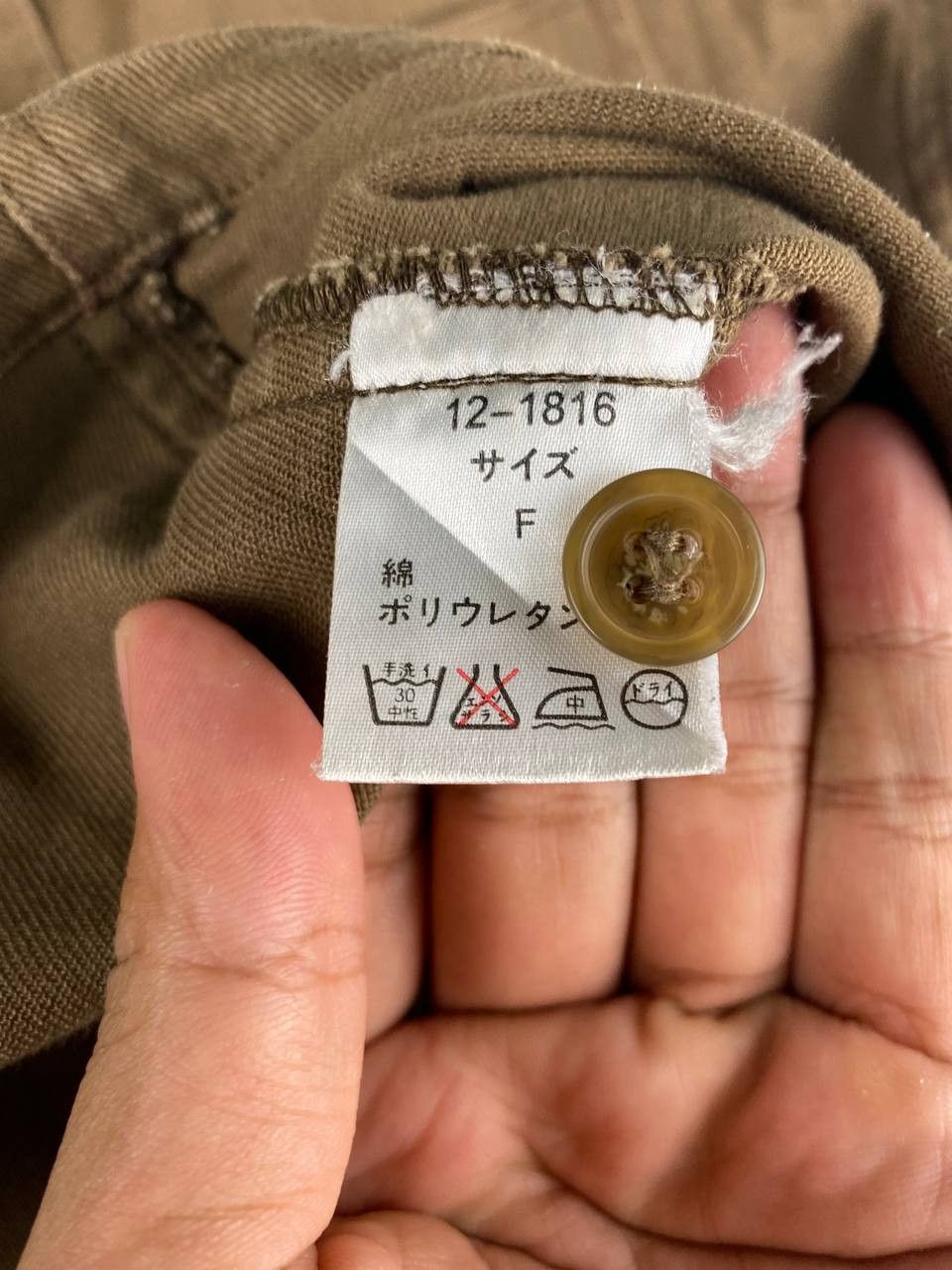Japanese Brand aqua japanese brand hard khakis jacket nice design Size US L / EU 52-54 / 3 - 6 Thumbnail