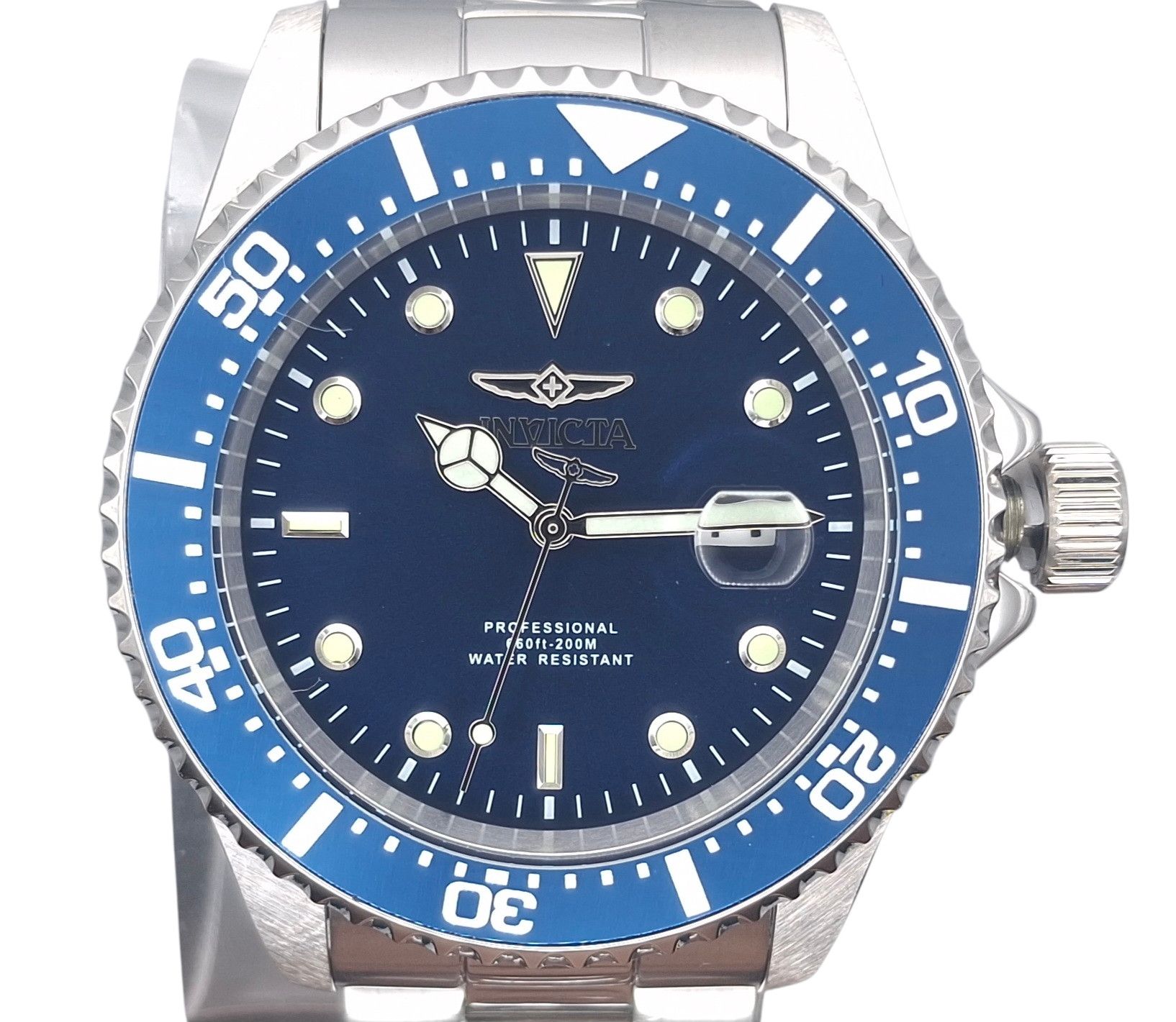 Invicta Invicta Pro Diver 43mm Blue Dial Mens Watch 22019 NEW Size 44 - 1 Thumbnail